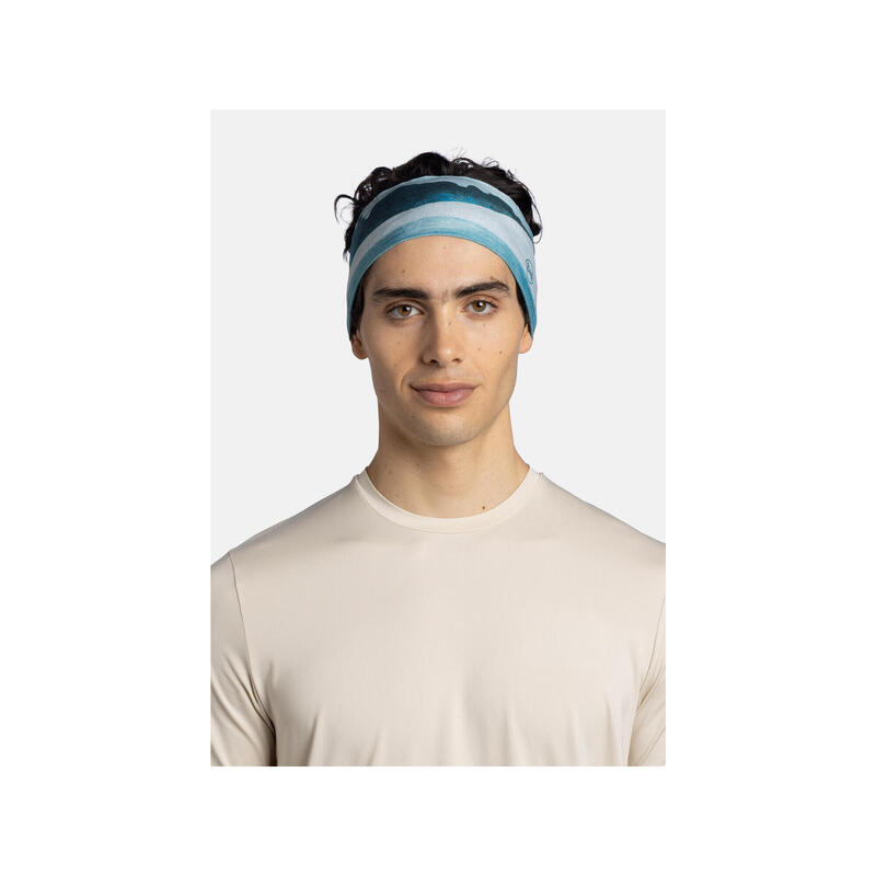 Opaska na głowę Buff Coolnet UV Wide Headband - aler teal
