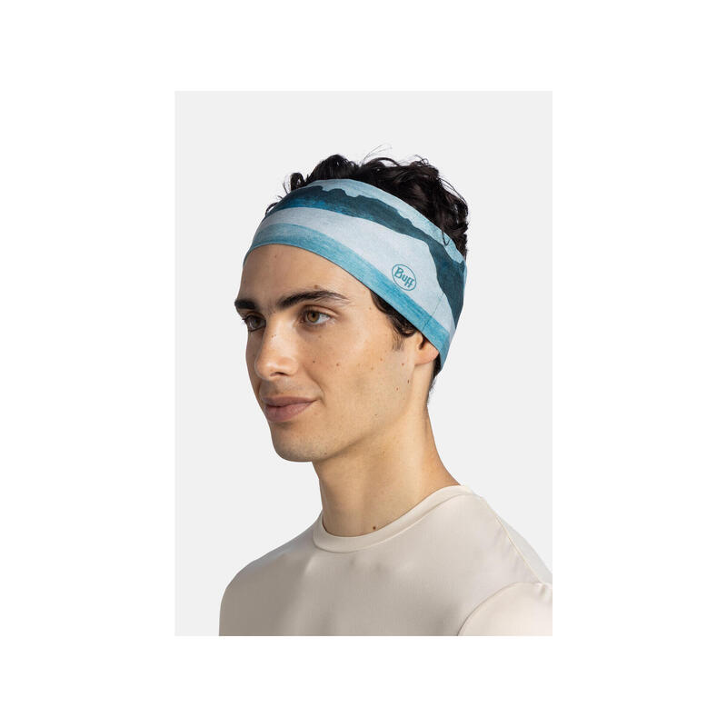 Opaska na głowę Buff Coolnet UV Wide Headband - aler teal