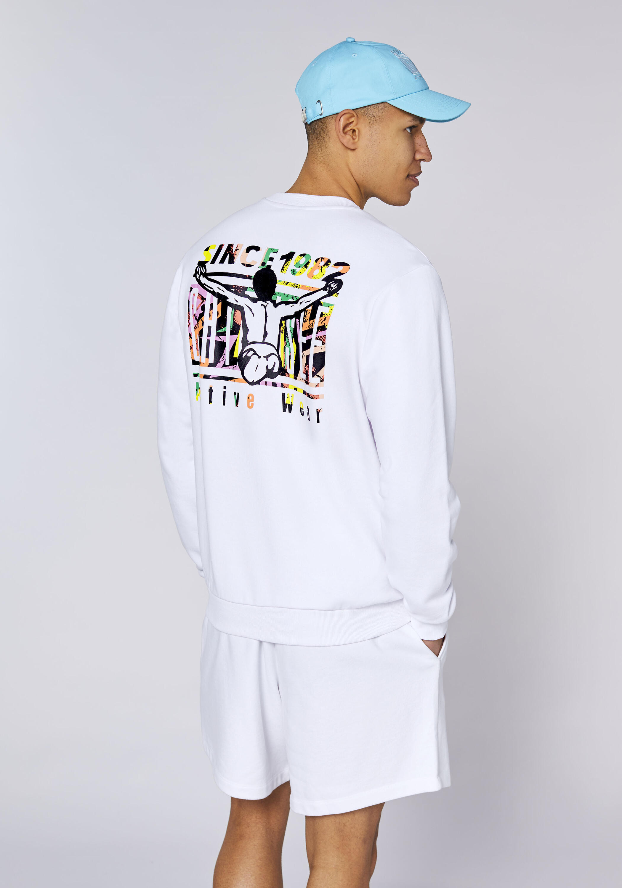 Sweatshirt mit Retroprint 4/7