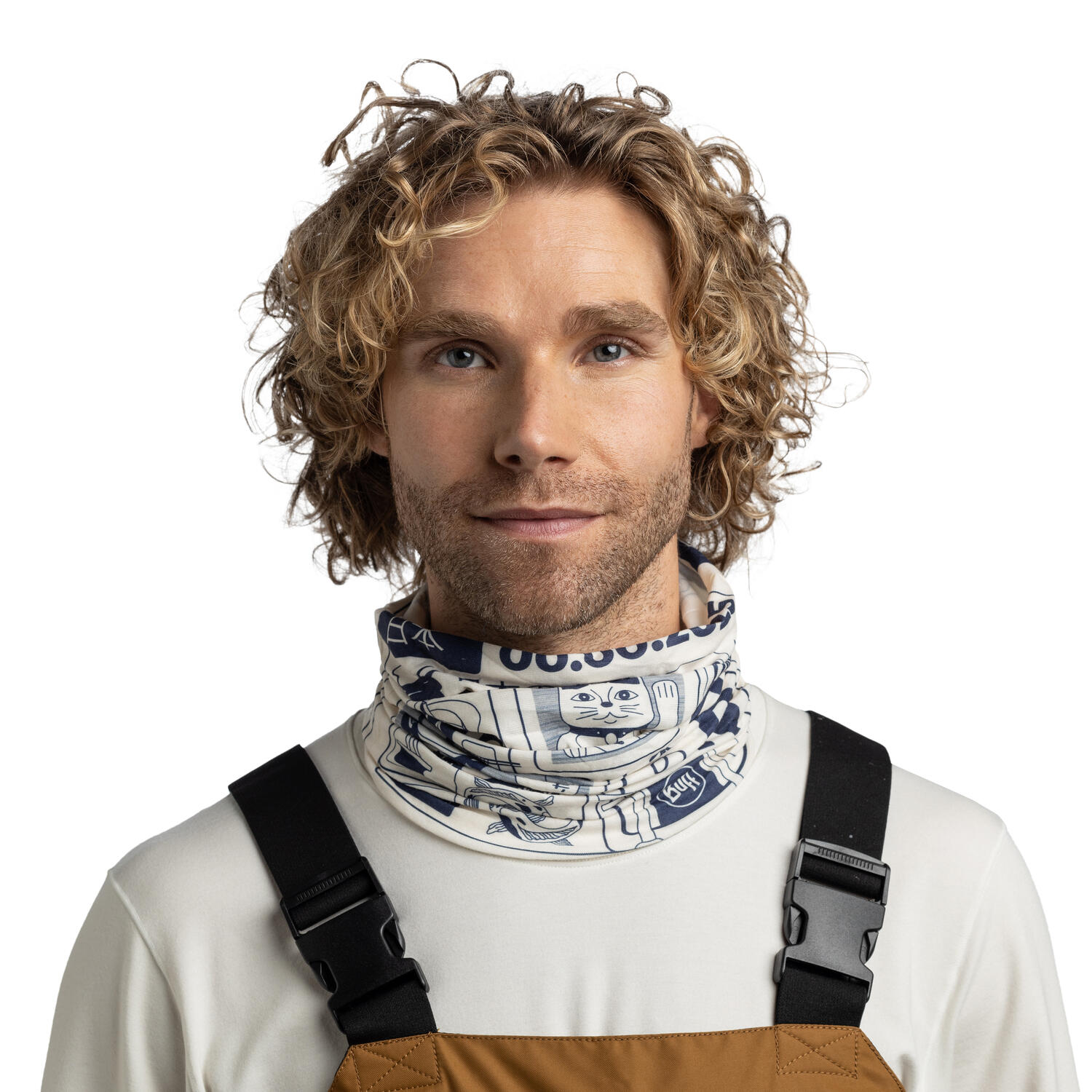 Braga de cuello Original EcoStretch Unisex Buff Blanco 3/5