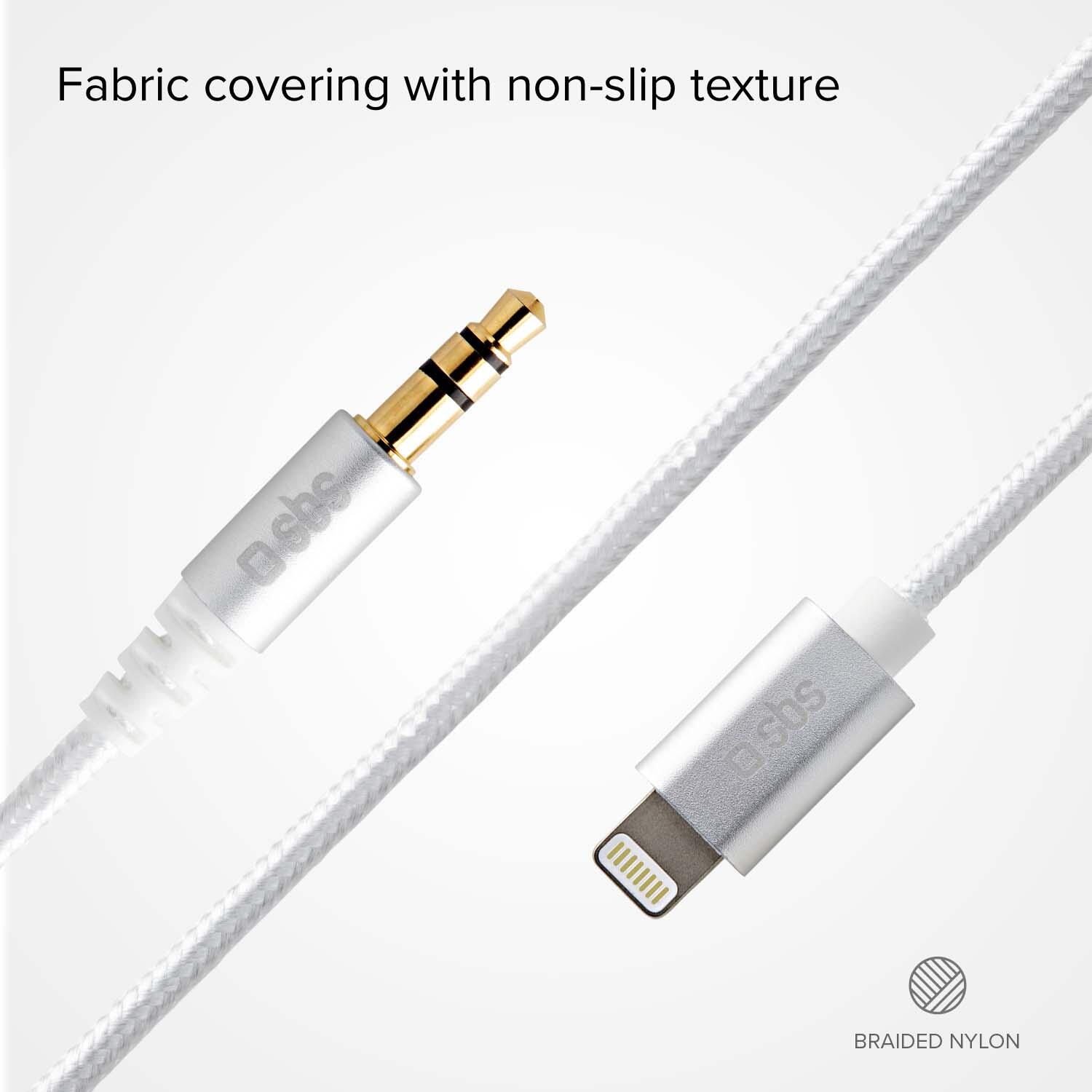 Adaptateur Lightning - jack 3,5 mm 3/4