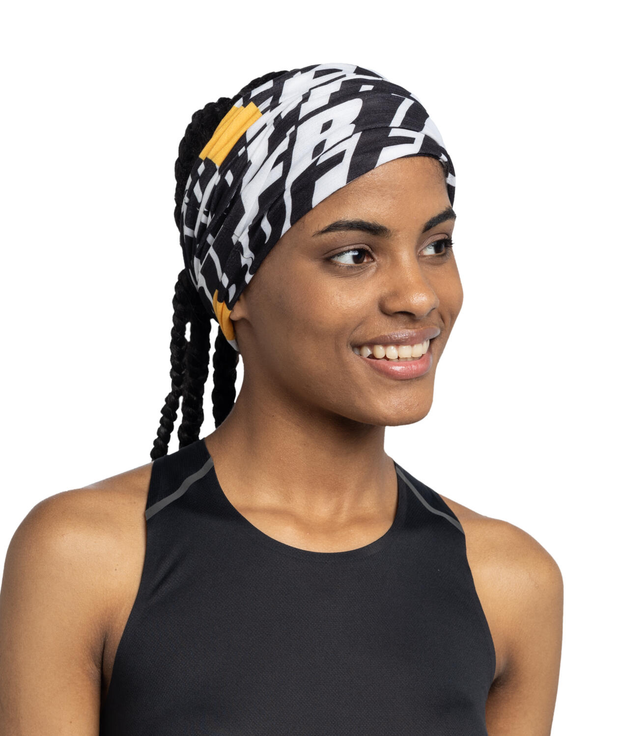 Braga de cuello CoolNet UV® Unisex Buff Negro ÚNICA 5/7