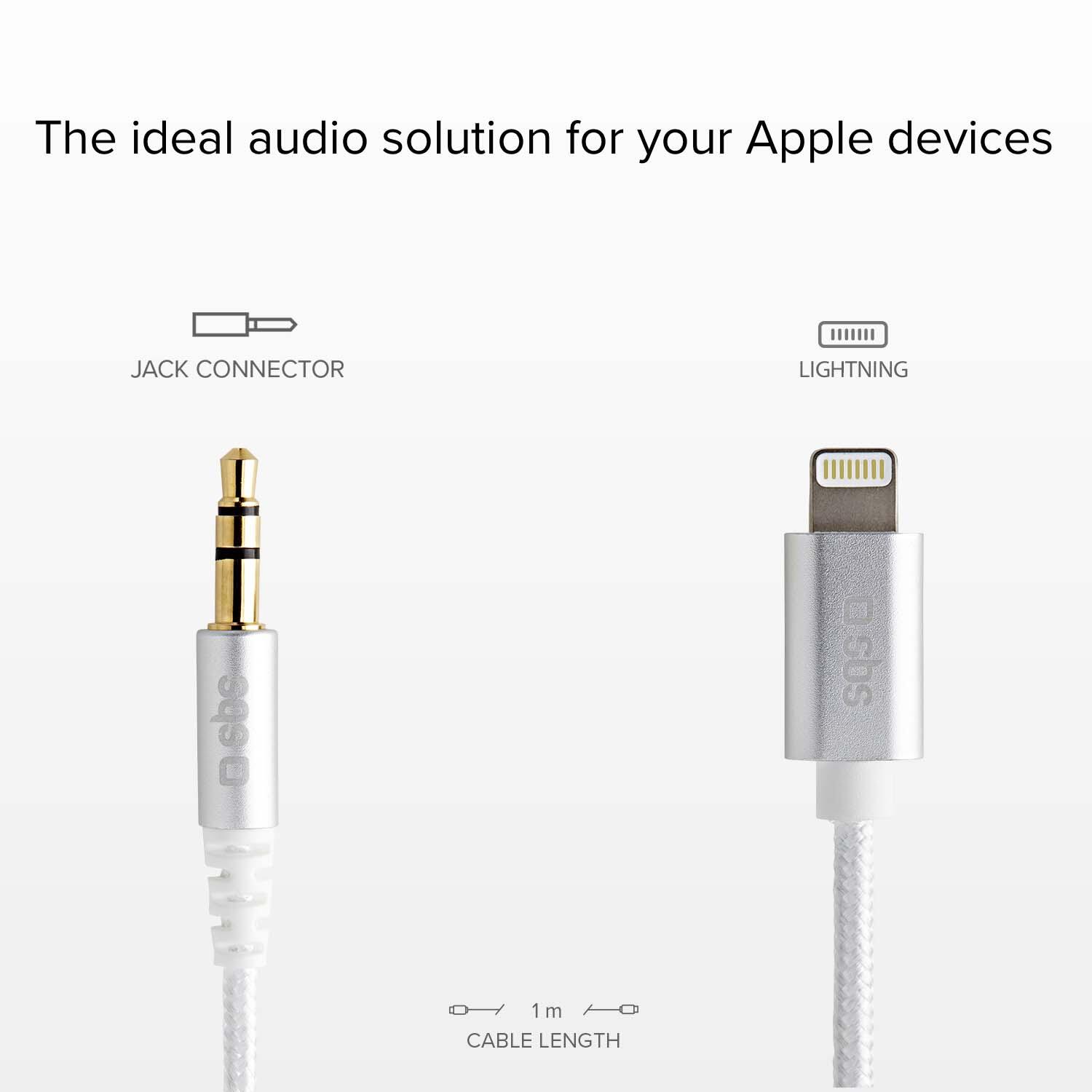 Adaptateur Lightning - jack 3,5 mm 2/4