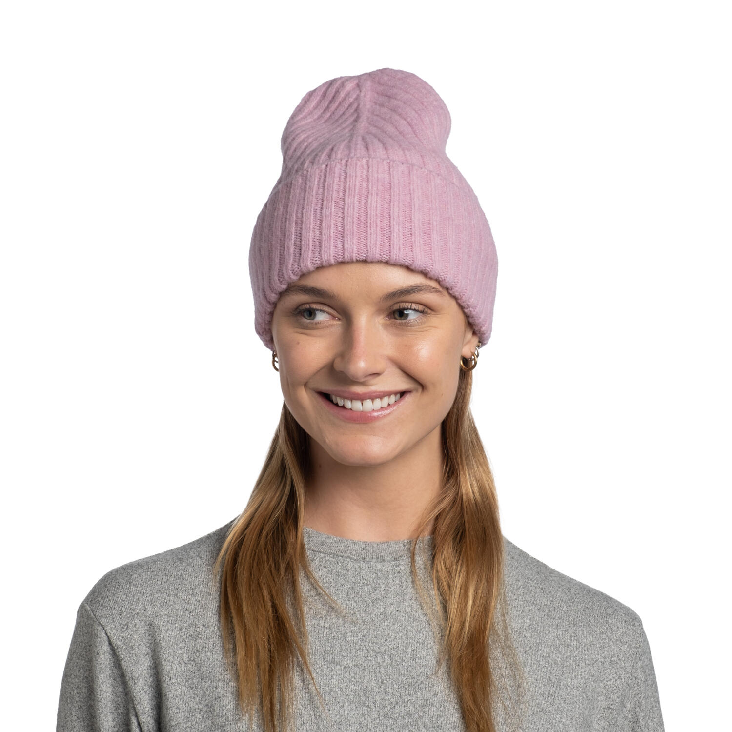 Gorro Knitted Unisex Buff Rosa 5/7