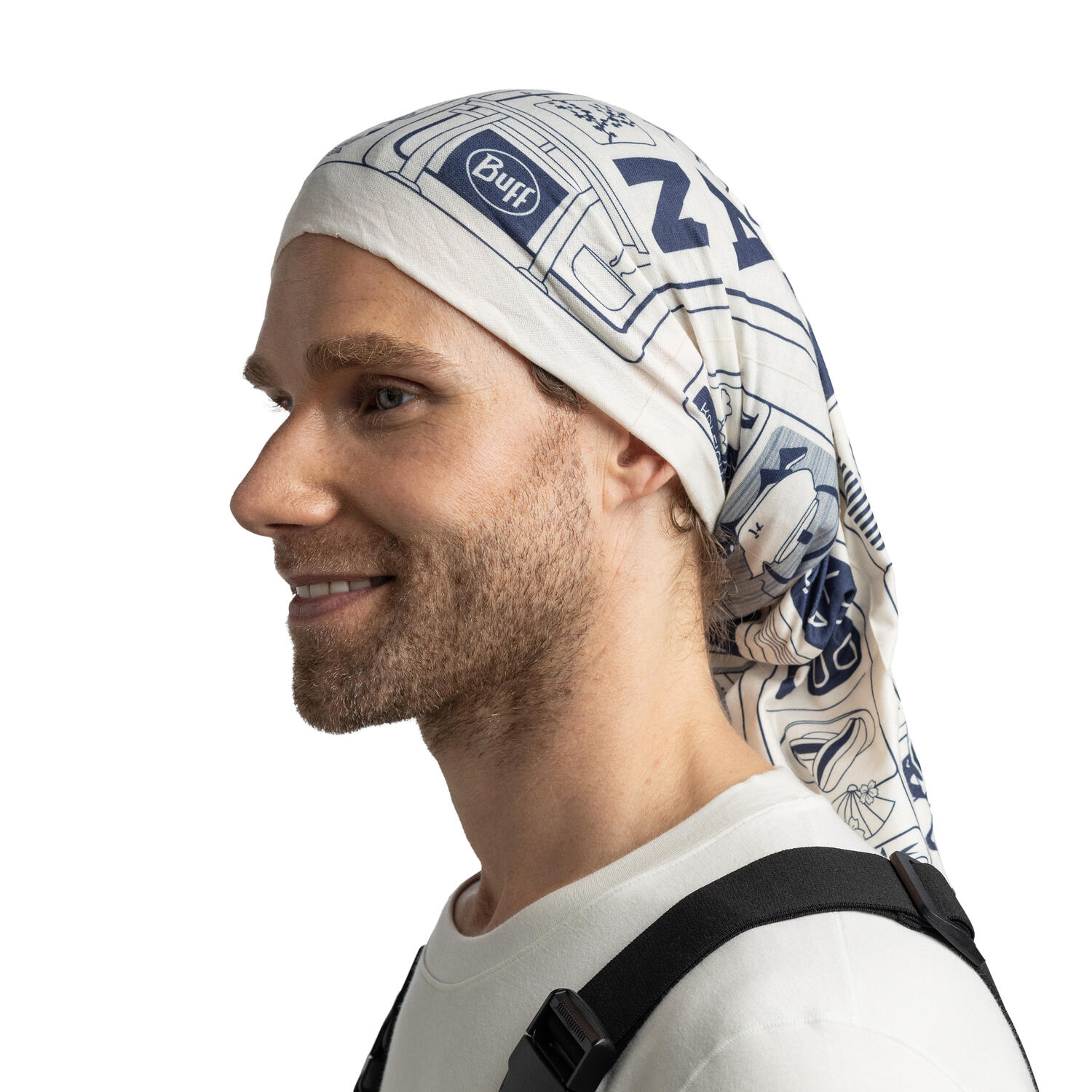 Braga de cuello Original EcoStretch Unisex Buff Blanco 4/5