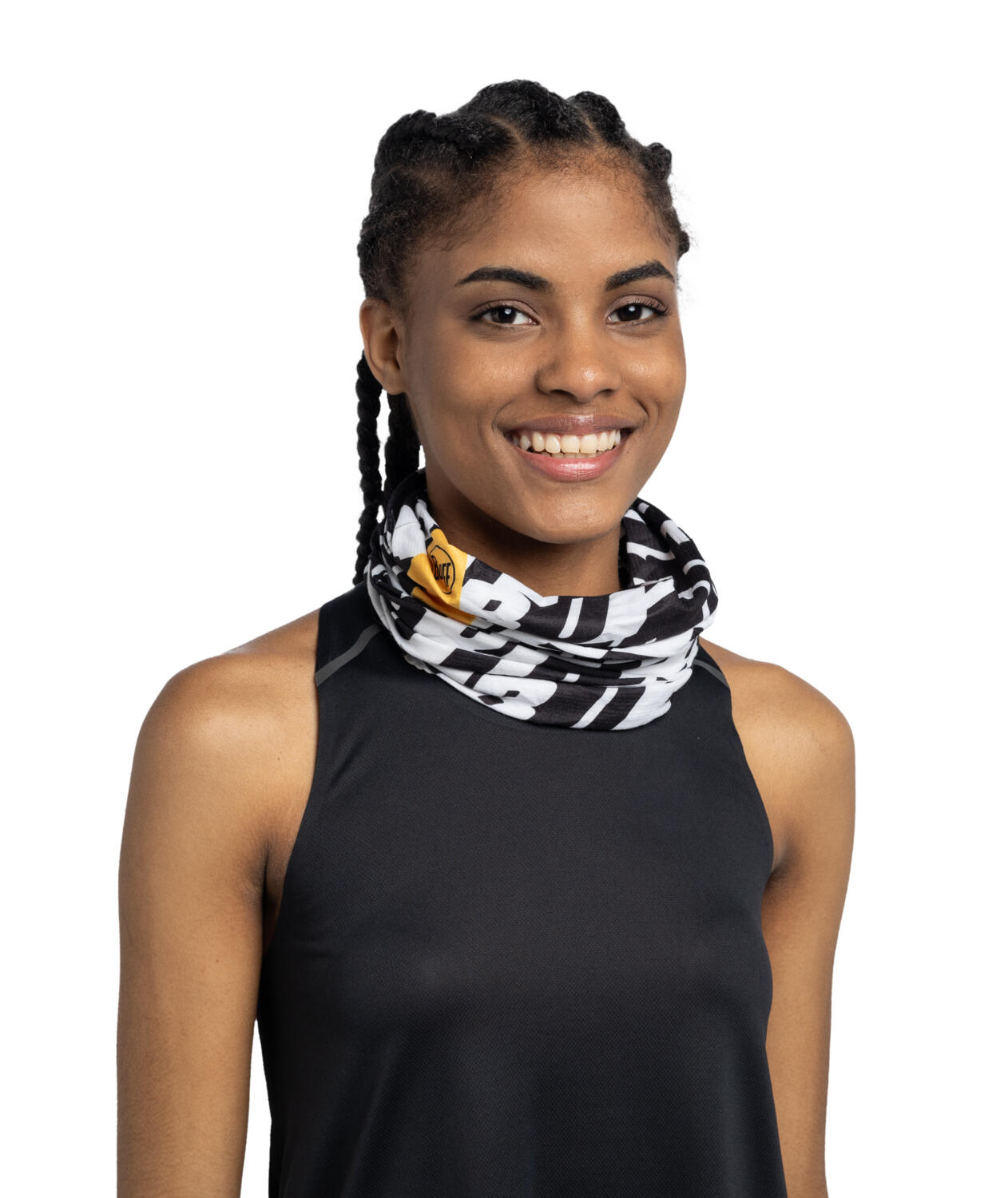 Braga de cuello CoolNet UV® Unisex Buff Negro ÚNICA 4/7