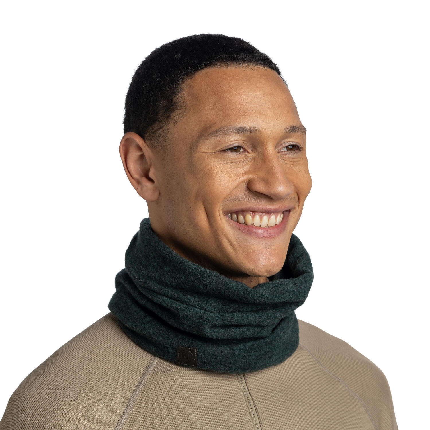 Merino Fleece Unisex Buff Verde 3/5