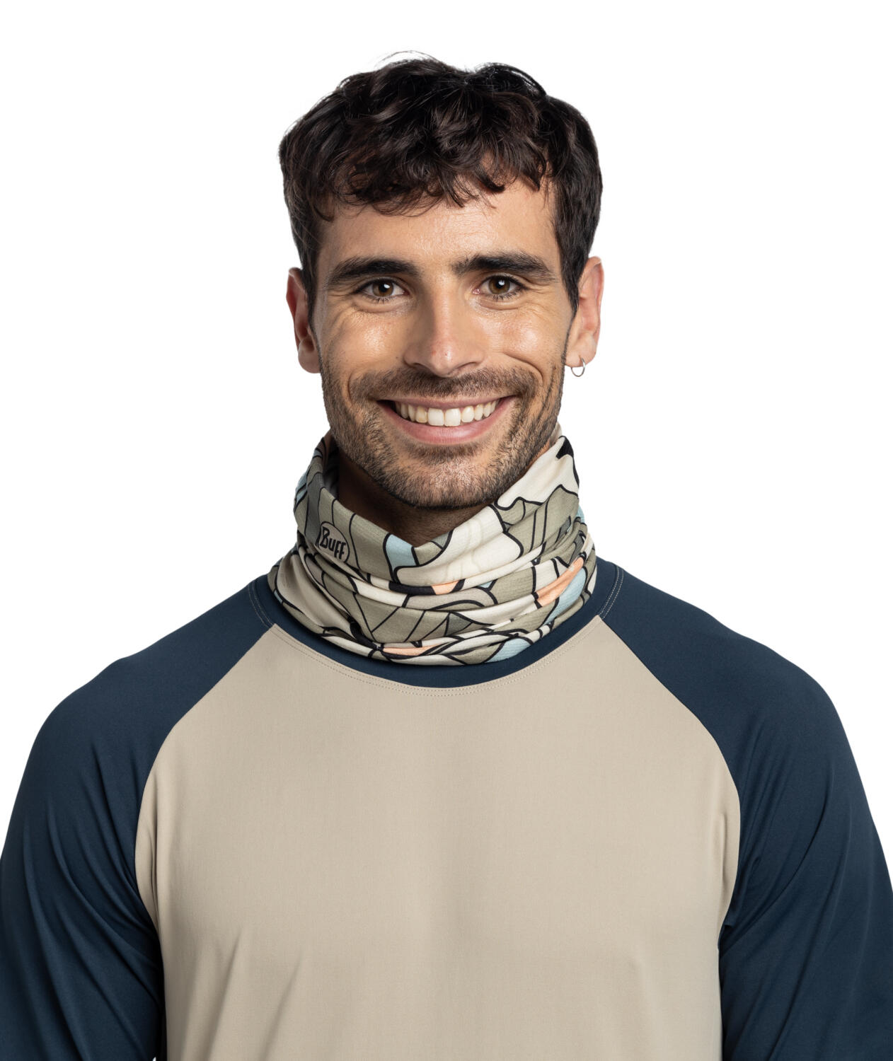 Braga de cuello CoolNet UV® Insect Shield Unisex Buff Verde 1/7
