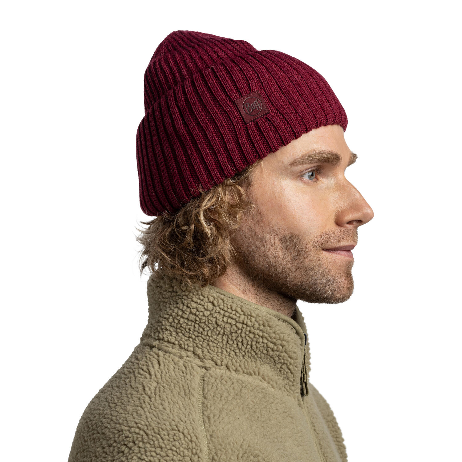 Gorro Knitted Unisex Buff Rojo ÚNICA 5/6