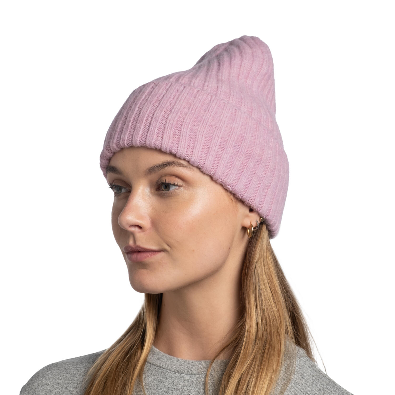 Gorro Knitted Unisex Buff Rosa 2/7