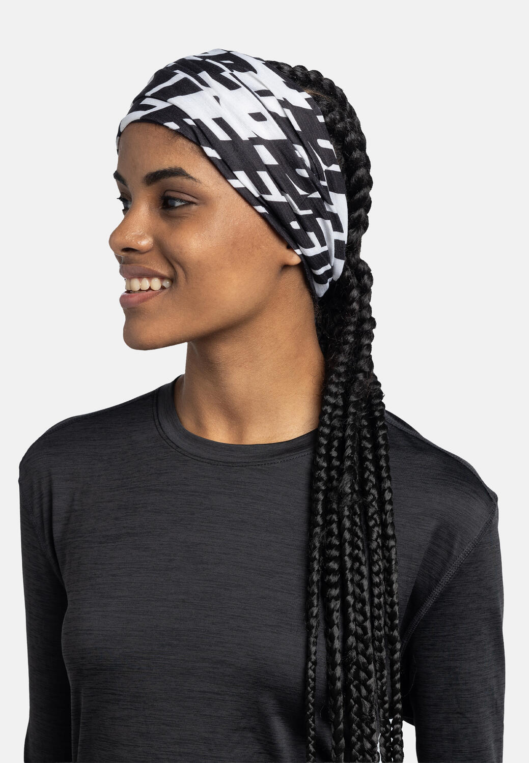 Braga de cuello CoolNet UV® Unisex Buff Negro ÚNICA 6/7