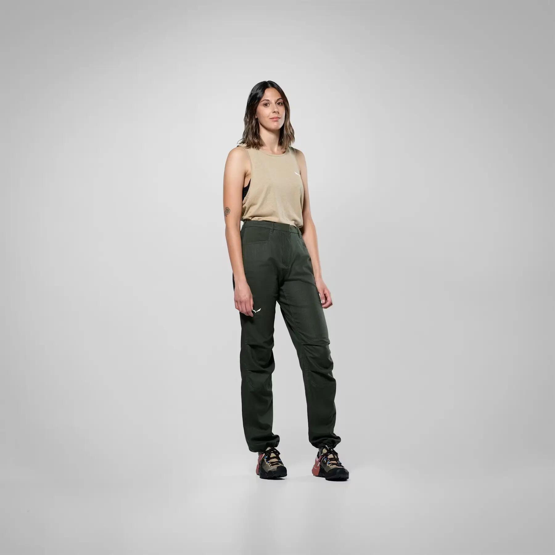 Pantalón de cáñamo ripstop mujer Salewa Agner 3/5