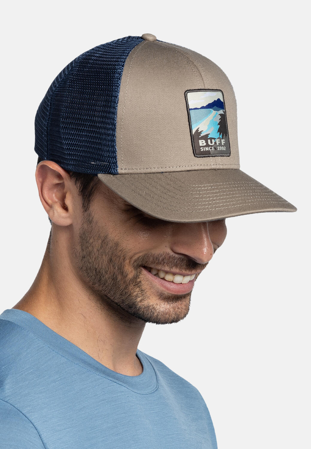 Gorra Explore Trucker Cap Unisex Buff Verde 5/7