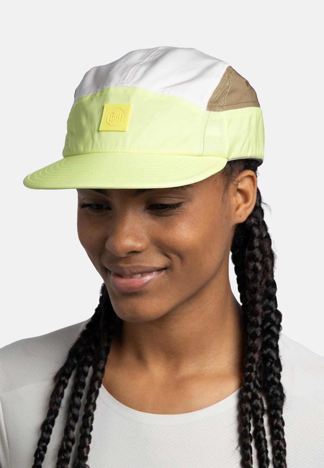 Casquette Buff 5 Panel Go Vert/Marron 6/7