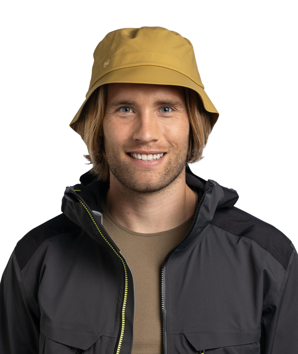 Gorro Rain Bucket Unisex Buff Marrón 5/7
