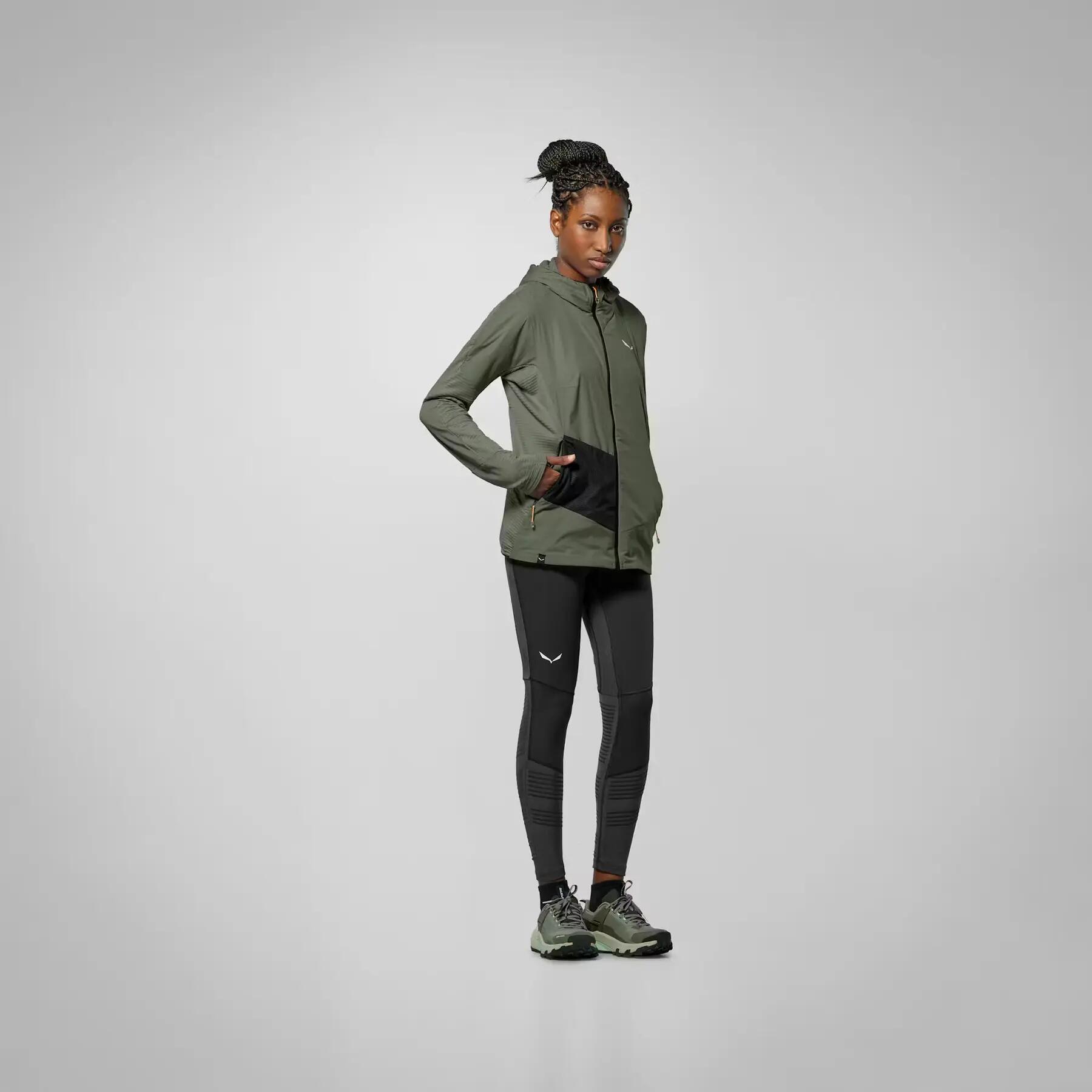 Cortavientos con capucha para mujer Salewa Pedroc 4/5