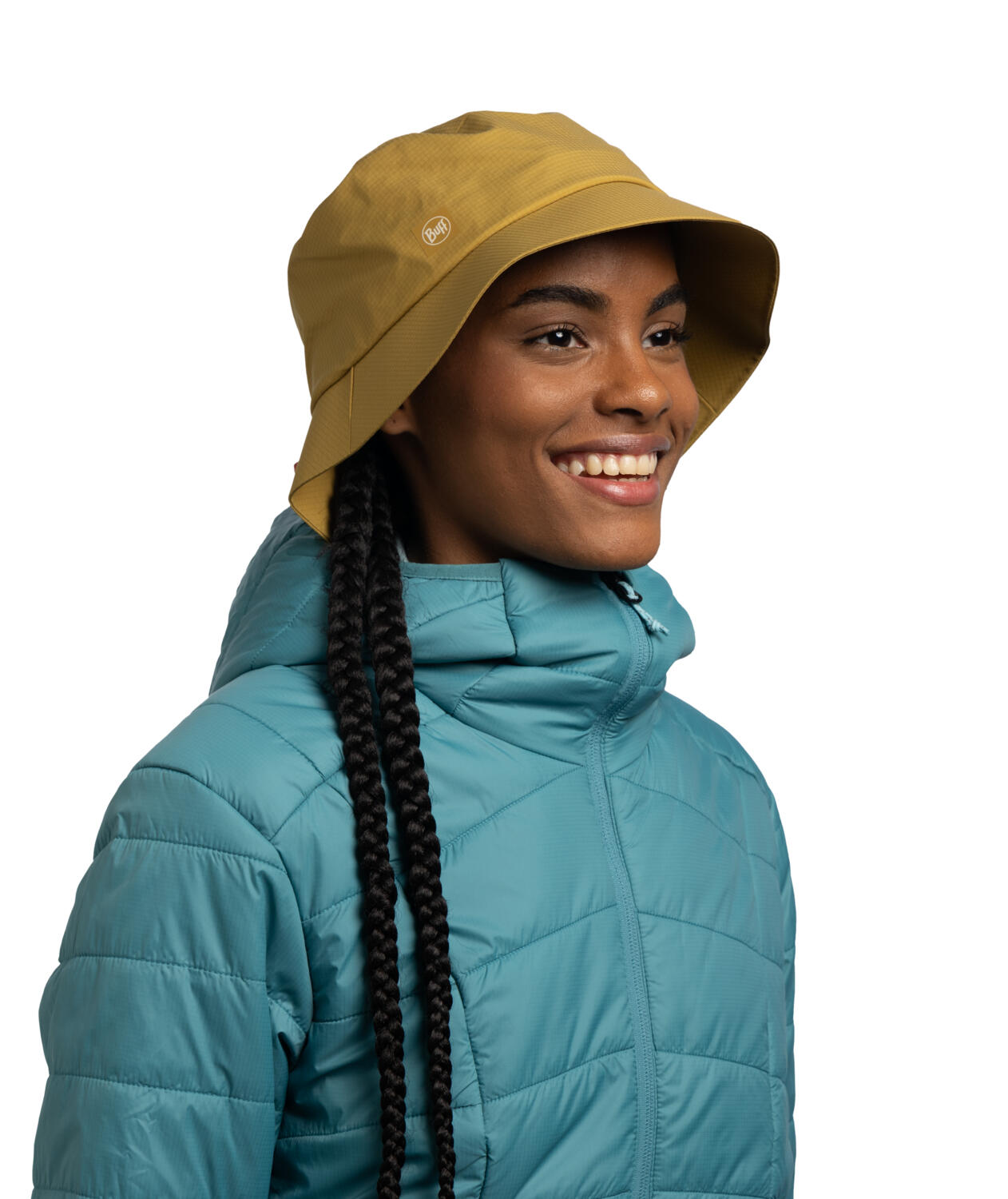 Gorro Rain Bucket Unisex Buff Marrón 6/7