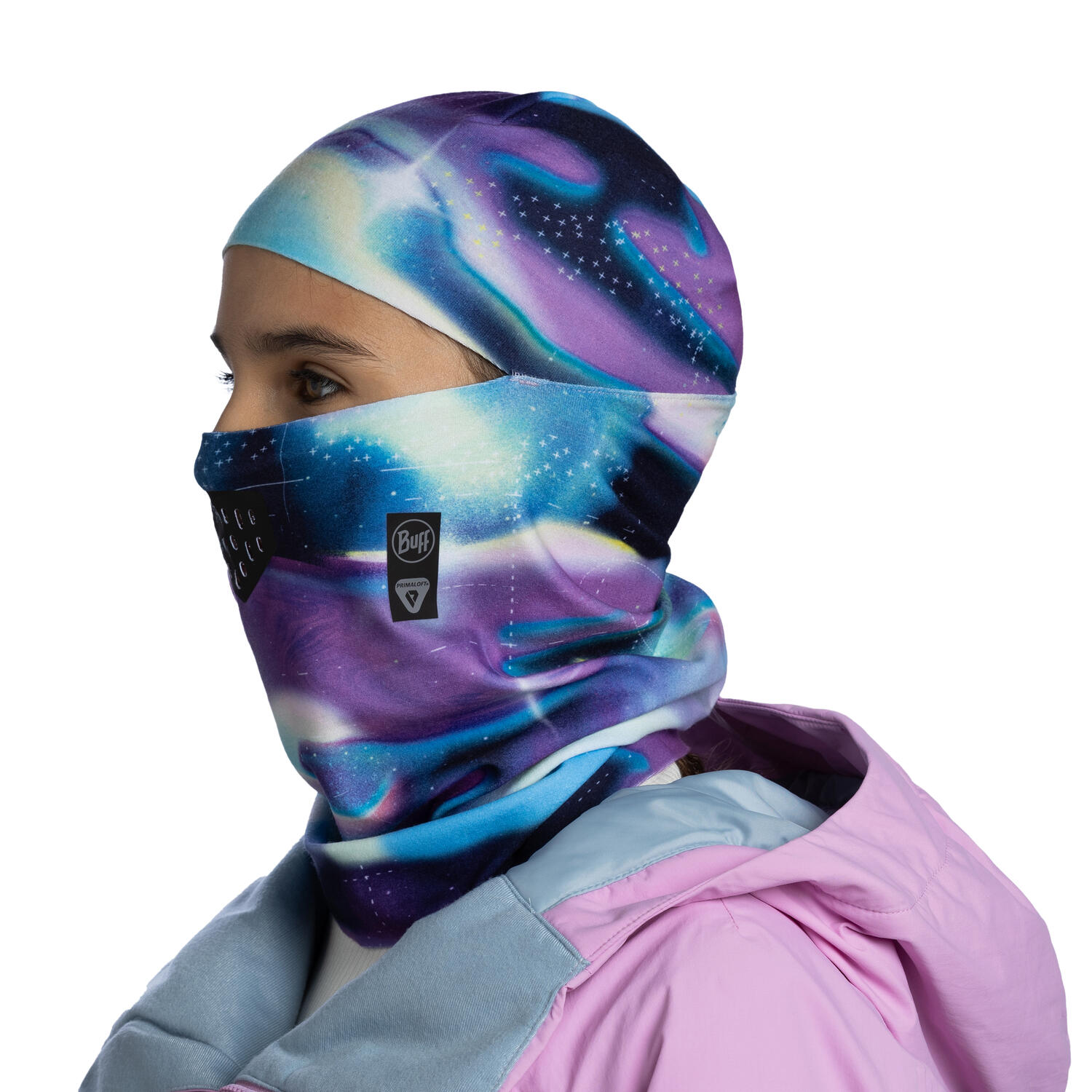 Pasamontañas ThermoNet® Hinged Unisex Buff Morado 4/5