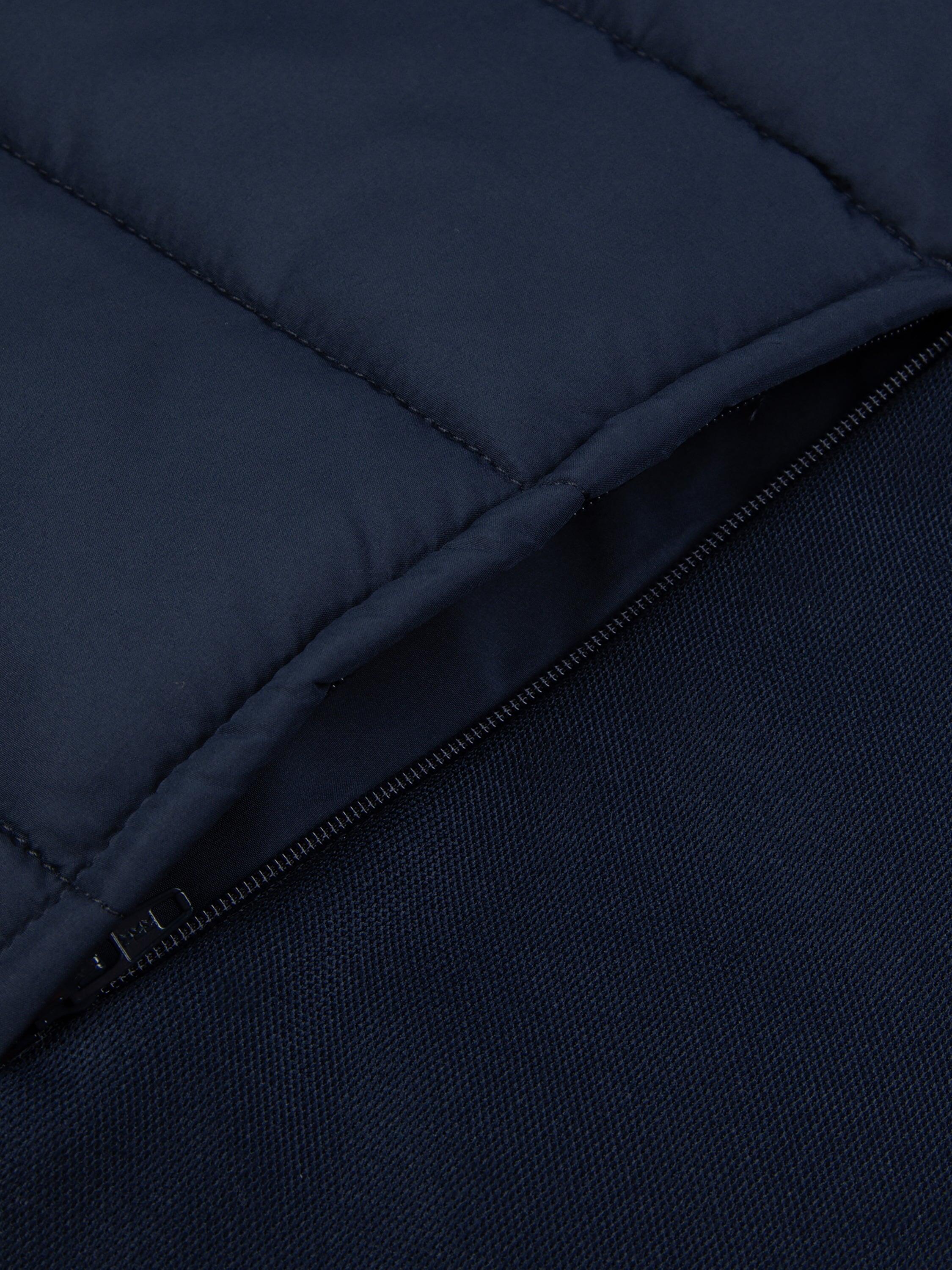 Veste zippée matelassée bi-matière avec détail tricolore Tricolores 5/5