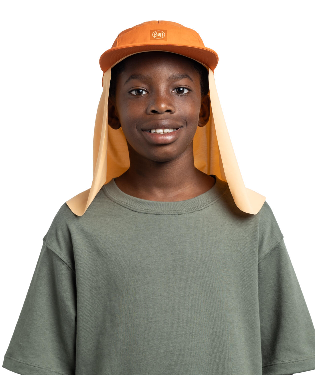 Czapka dla dzieci Buff Desert Cap Kids - solid ginger 4/7
