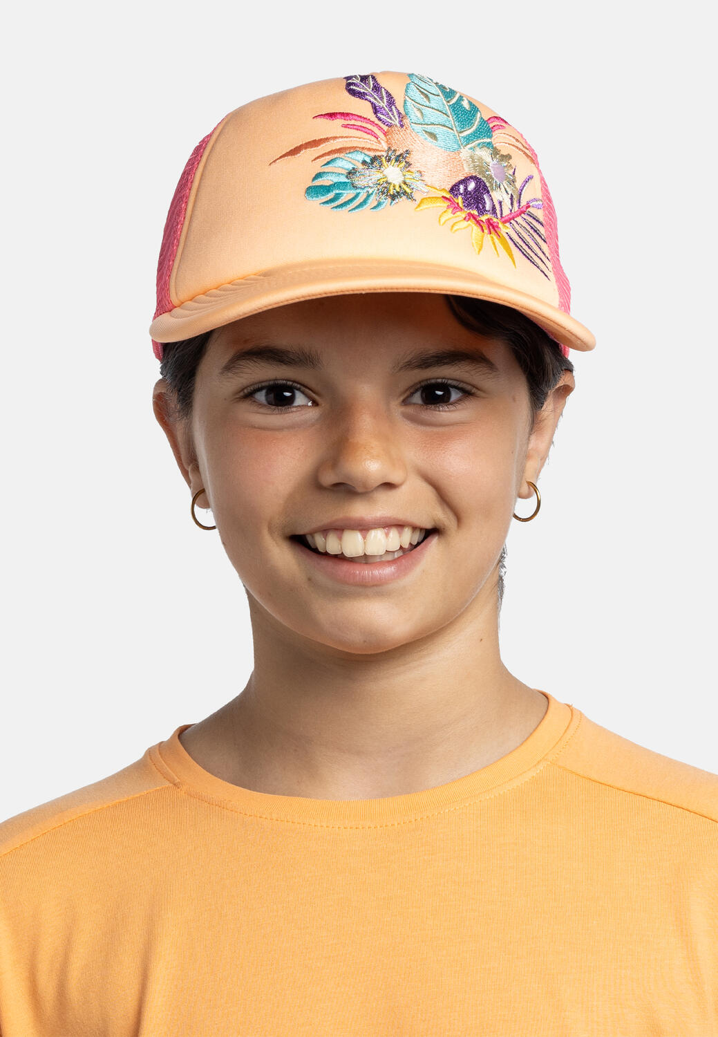 Gorra Trucker Unisex Buff Rosa ÚNICA 5/7