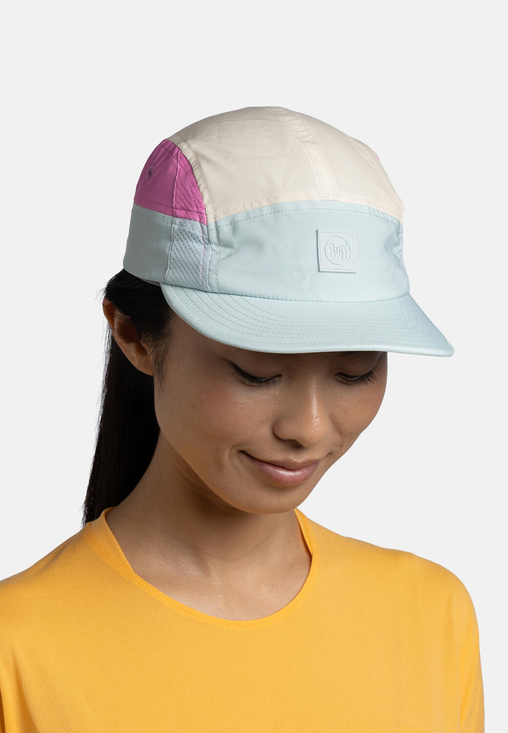 Gorra 5 Panel Go Unisex Buff Verde 6/7