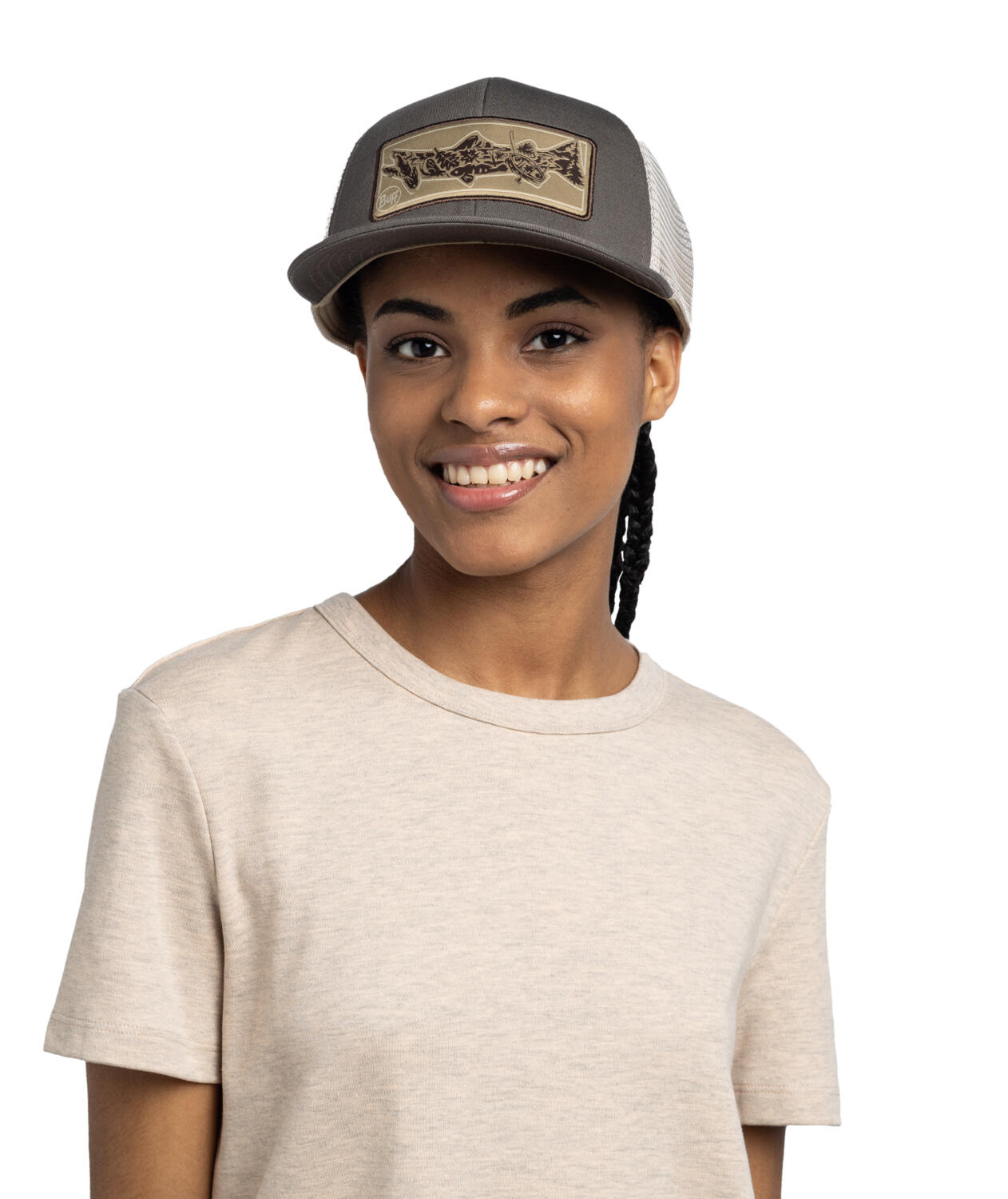 Czapka z daszkiem Trucker Cap Lake River Khaki 4/7