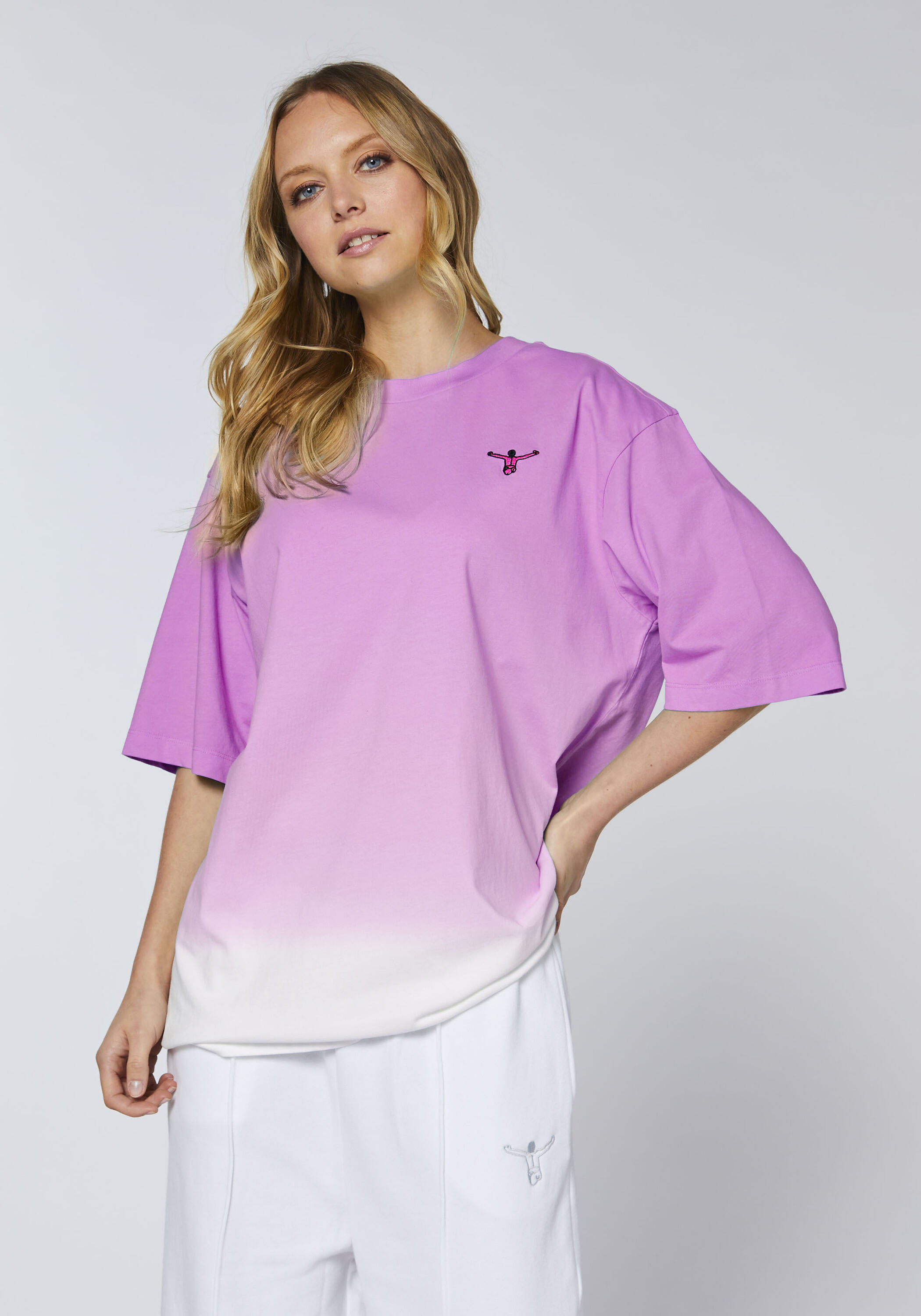 T-Shirt mit Dip-Dye Effekt 3/7