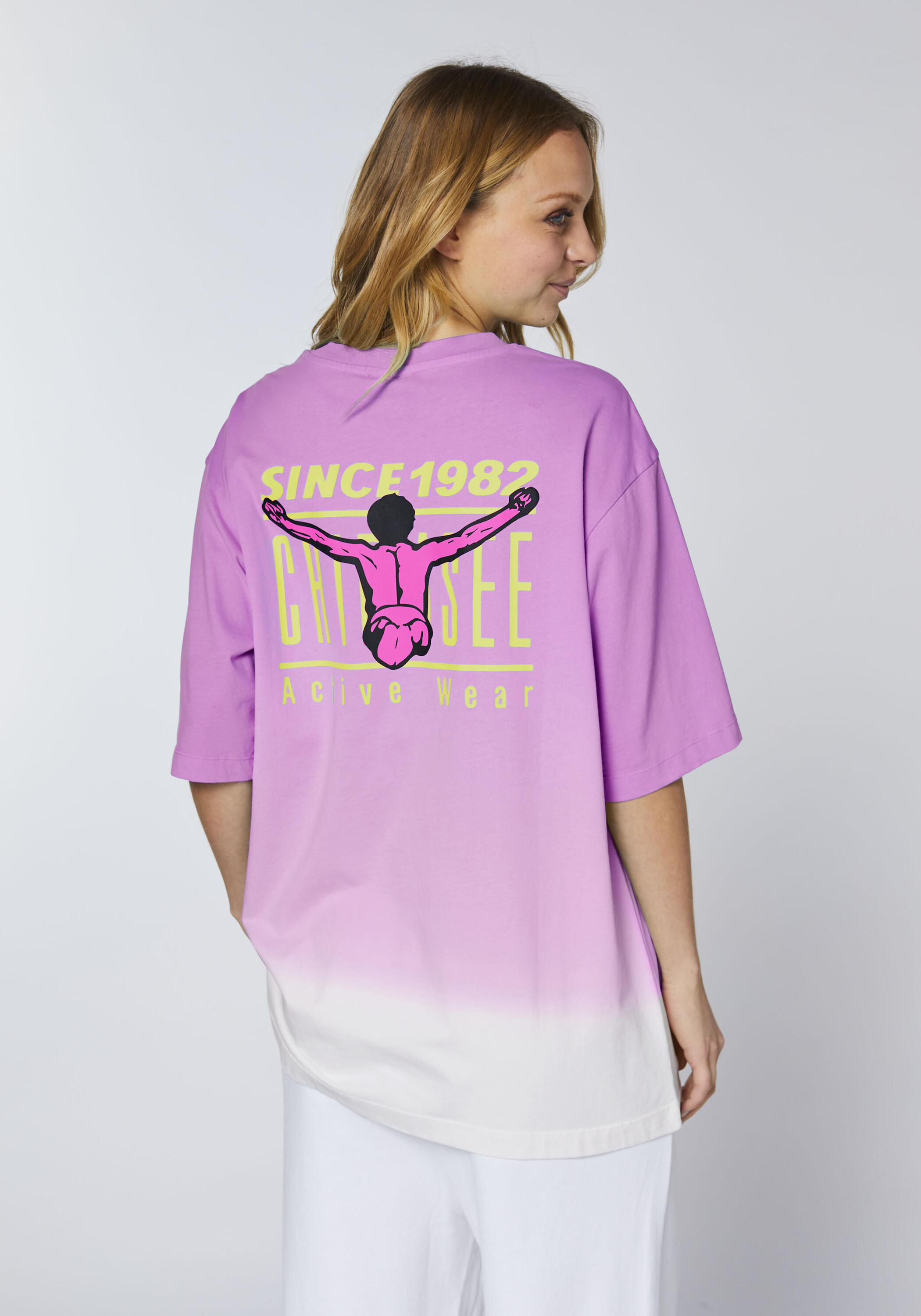 T-Shirt mit Dip-Dye Effekt 4/7
