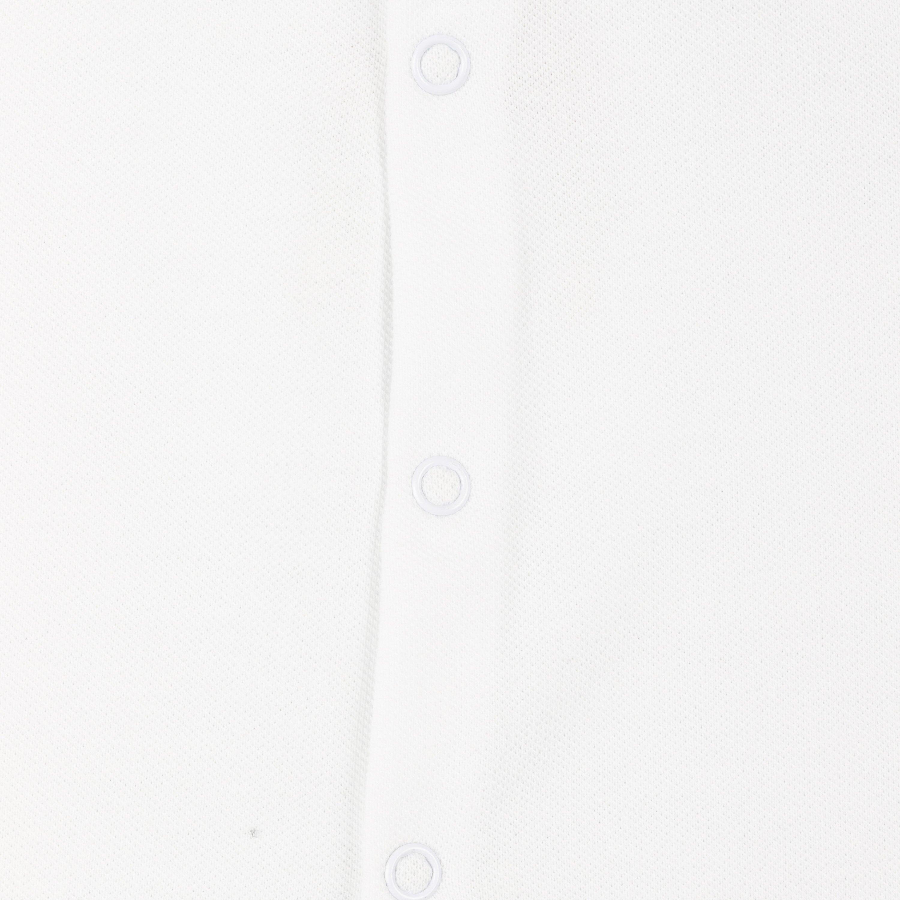Camiseta de recién nacido blanca 4/4