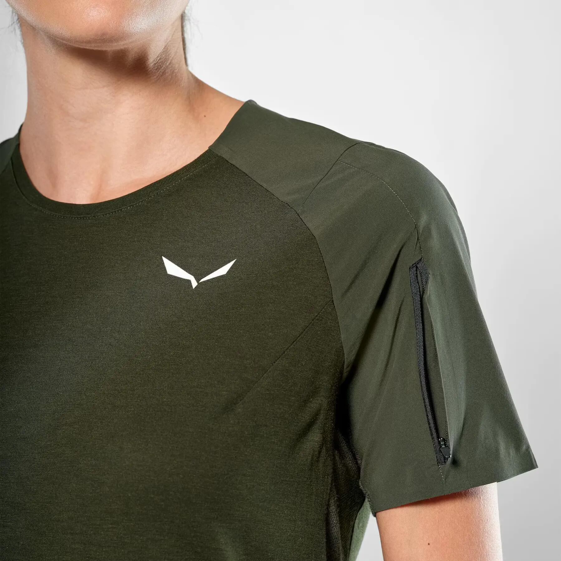 Camiseta de mujer Salewa Puez Hybrid 4/5