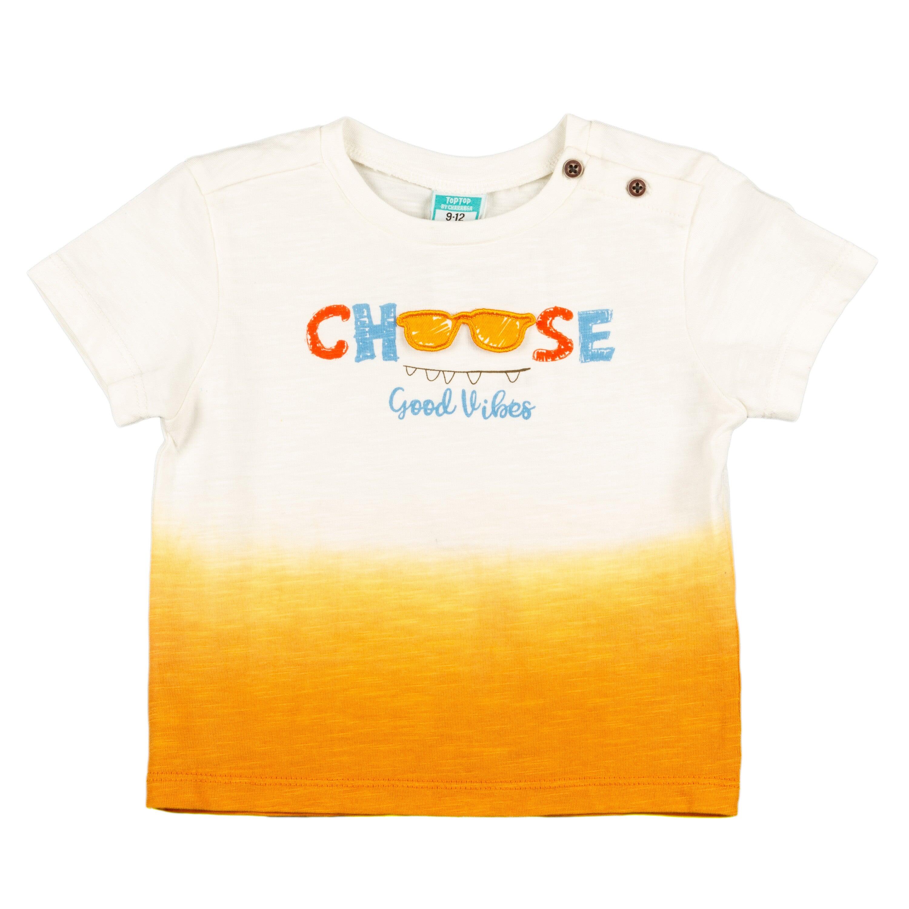 Camiseta de bebé color crudo 2/4