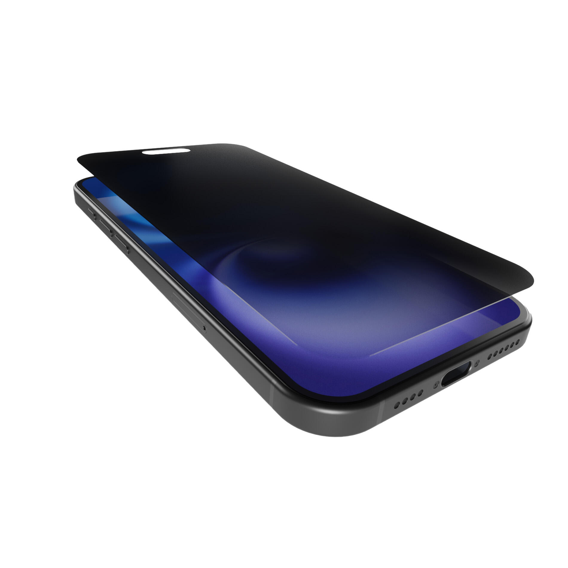 Vetro Temperato Privacy per iPhone 15 Plus e iPhone 16 Plus 3/7