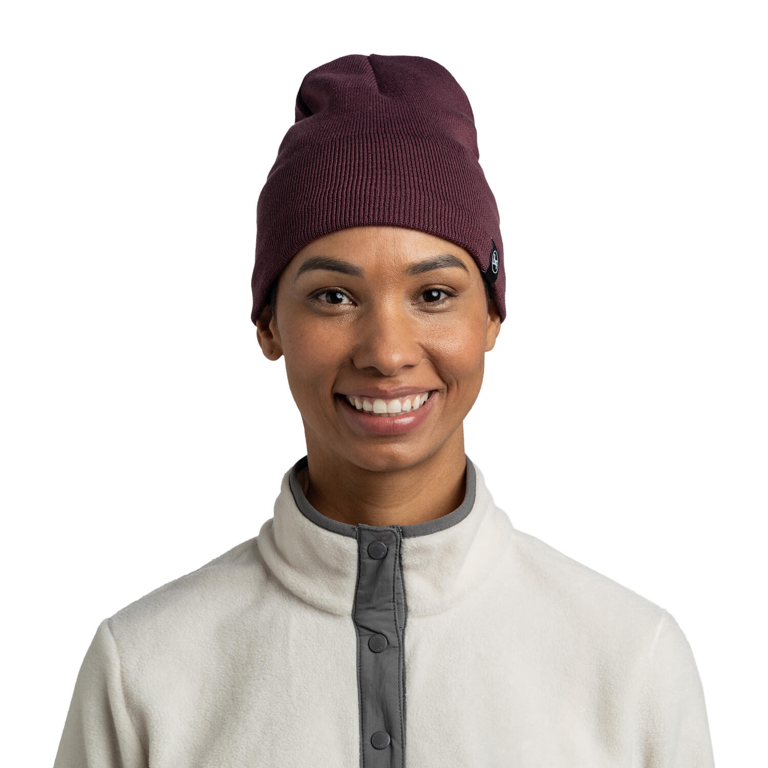 Gorro Knitted & Fleece Band Unisex Buff Rojo 3/5