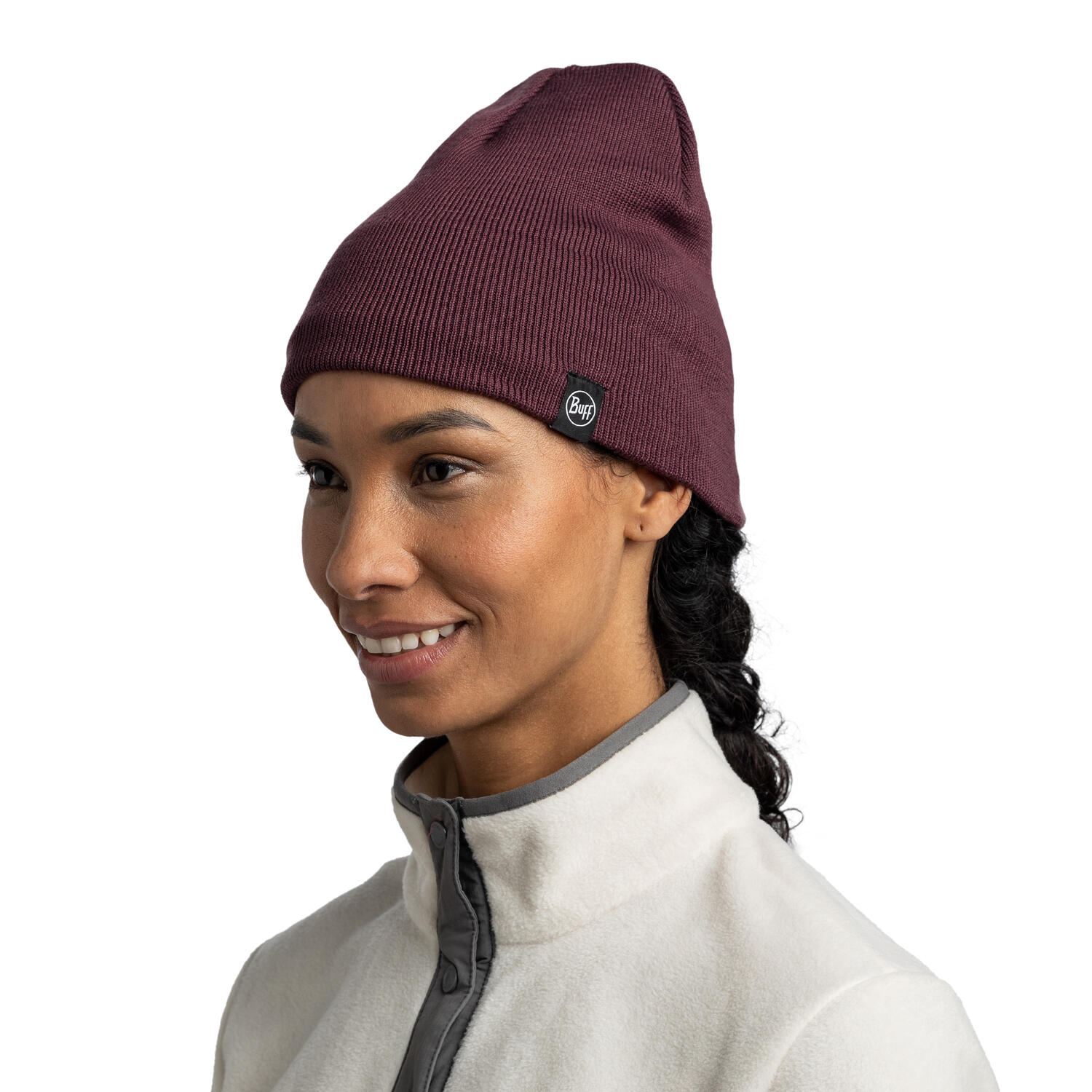 Gorro Knitted & Fleece Band Unisex Buff Rojo 4/5
