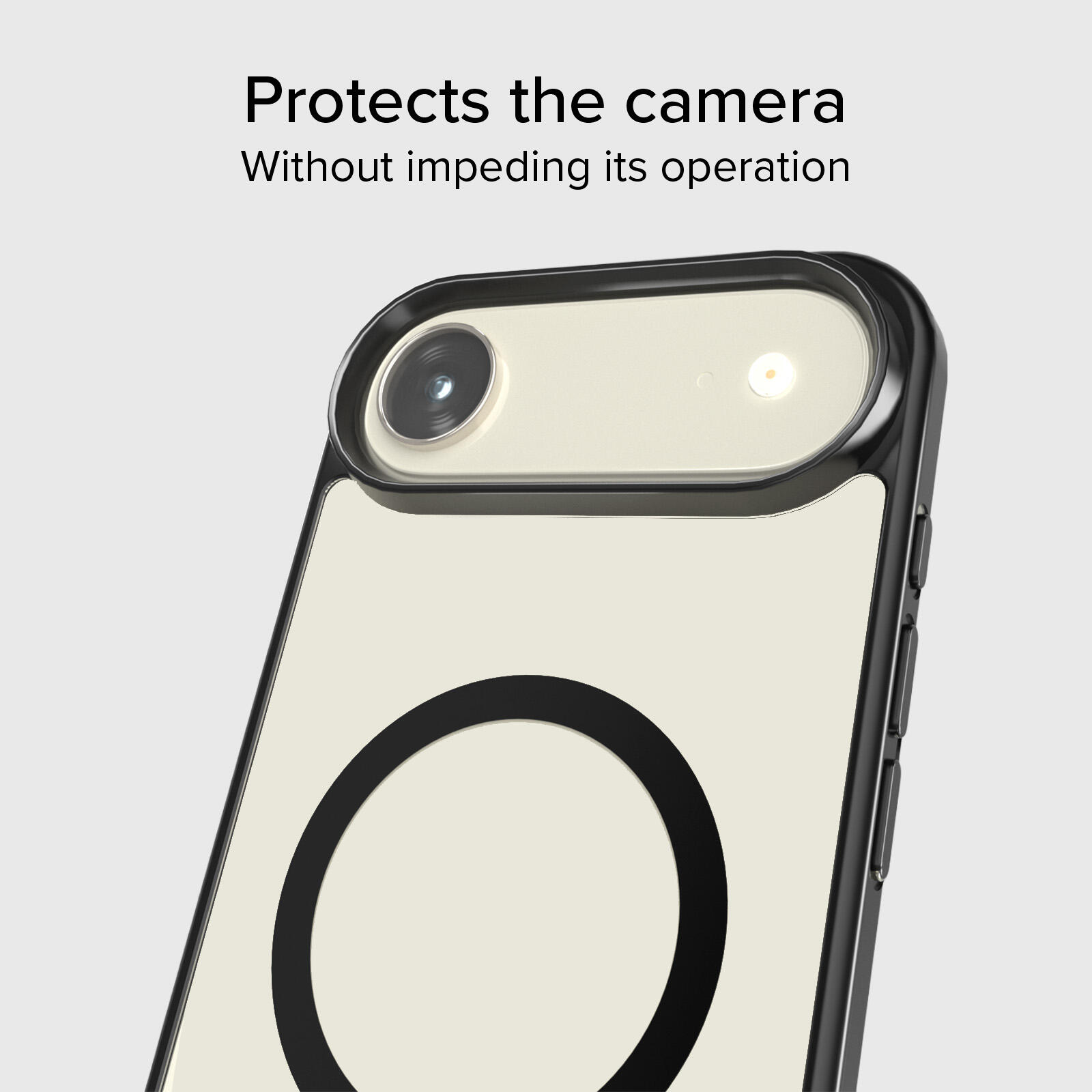 Cover per iPhone Air con bordi colorati compatibile con ricarica MagSafe 4/7