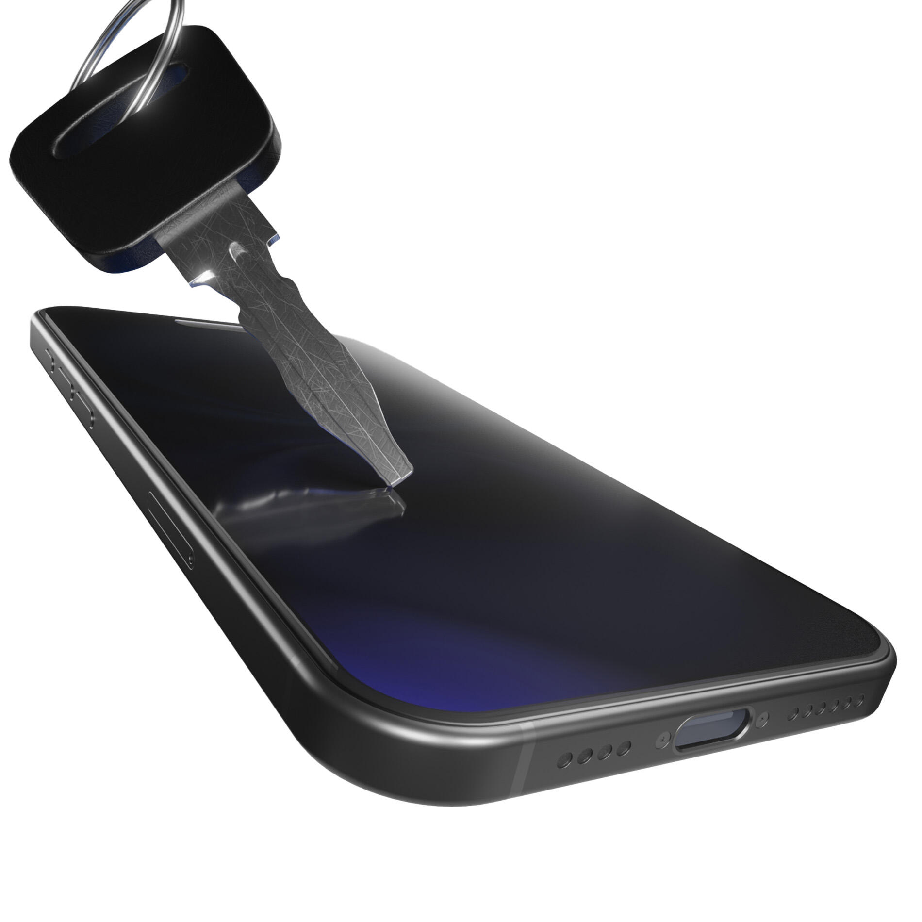 Vetro Temperato Privacy per iPhone 15 Plus e iPhone 16 Plus 5/7