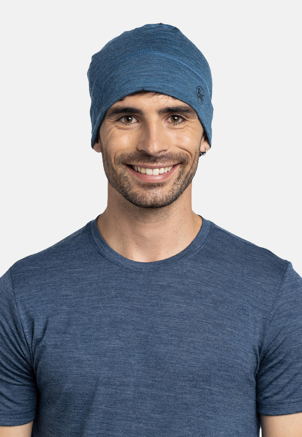 Gorro Merino Lightweight Unisex Buff Azul oscuro ÚNICA 6/7