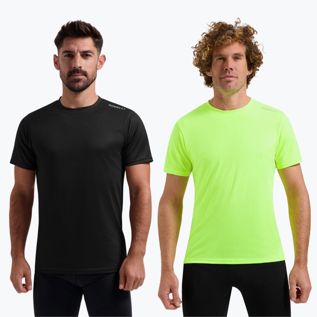 SCHWARZ / fluoreszierendes Neongelb