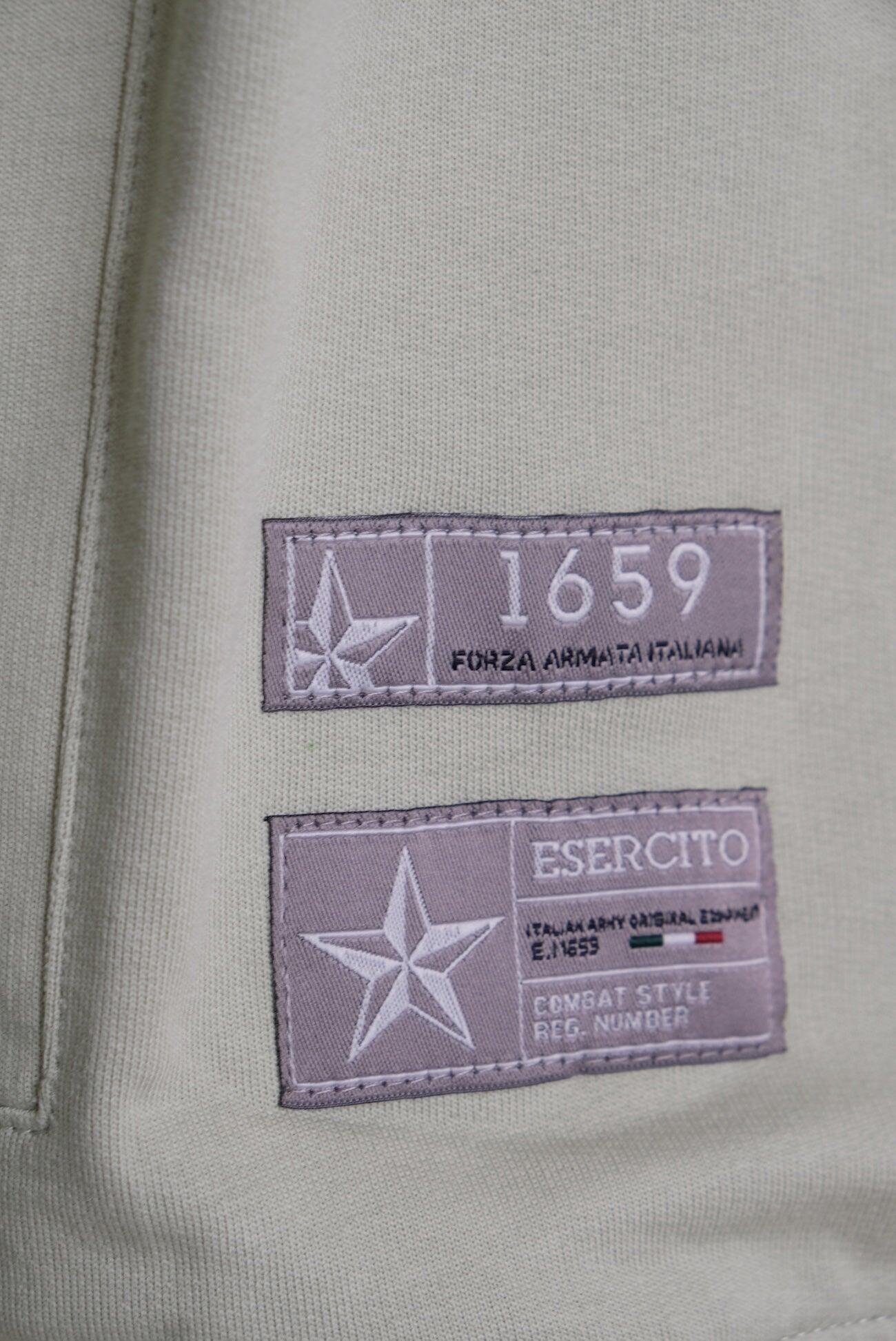 Felpa Aviazione Esercito con zip e cappuccio uomo 3/4
