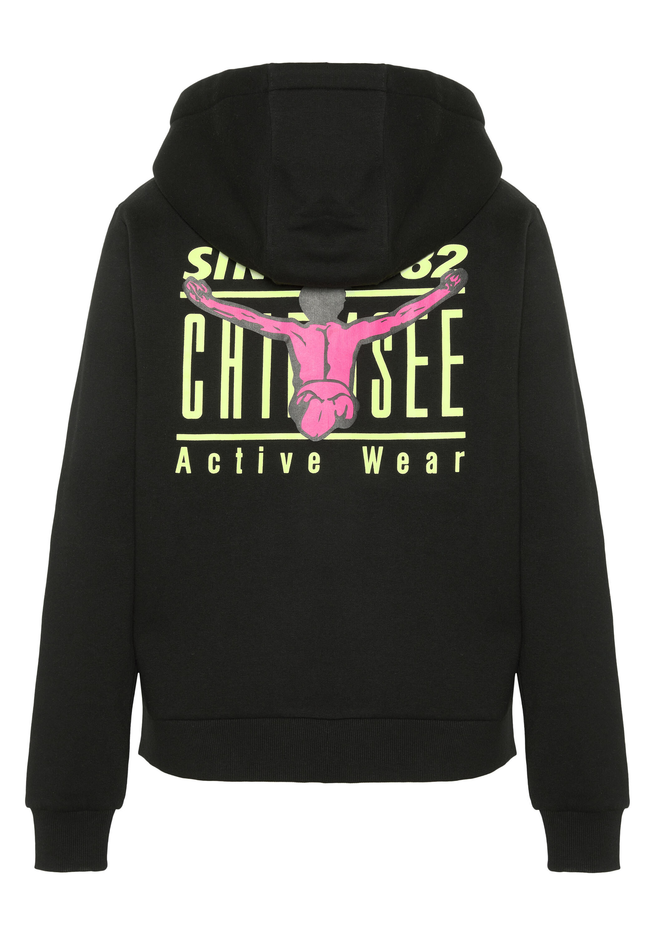 Sweatjacke mit großem Rückenprint 2/7