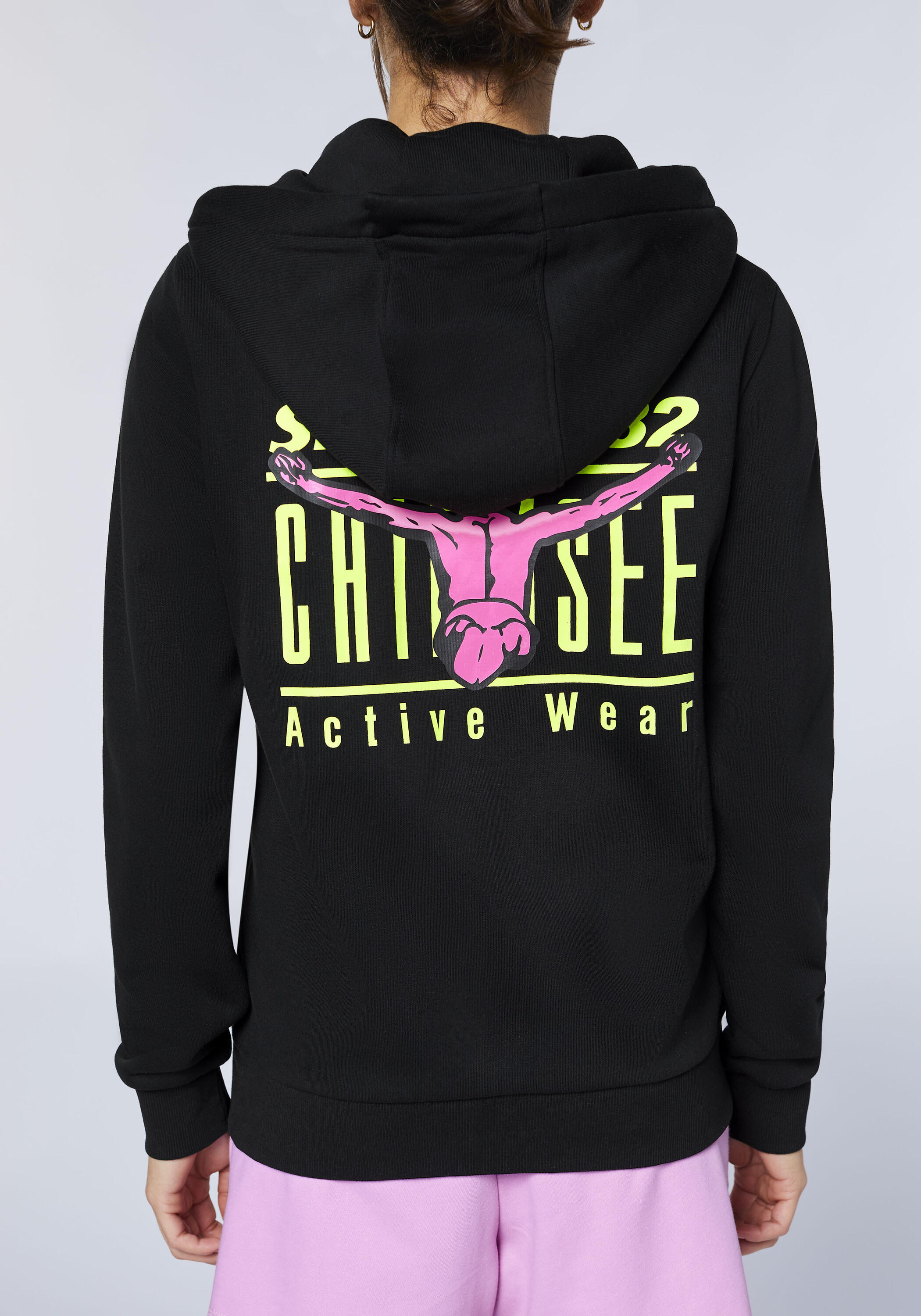 Sweatjacke mit großem Rückenprint 7/7