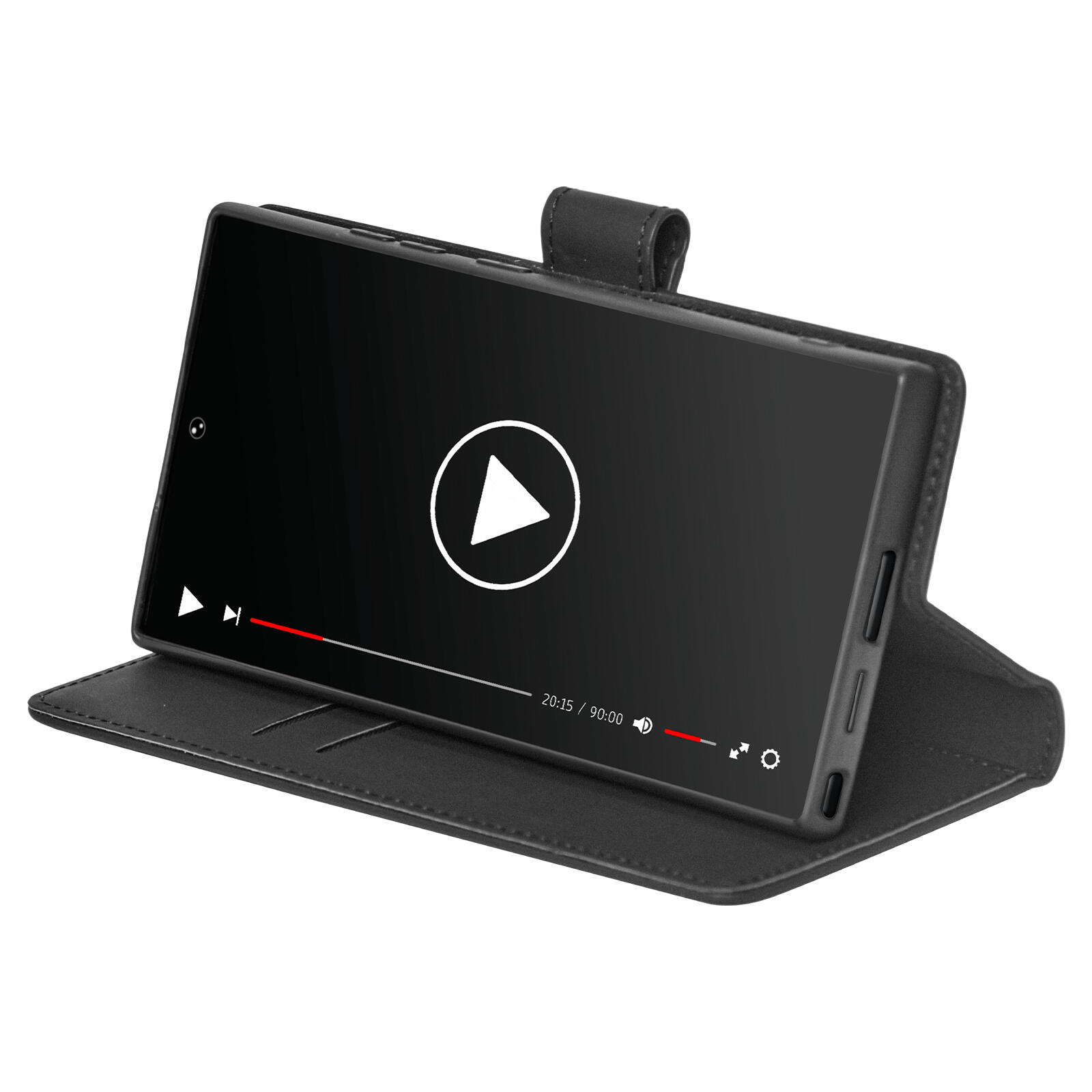 Étui portefeuille avec support pour Samsung Galaxy S24 Ultra 3/3