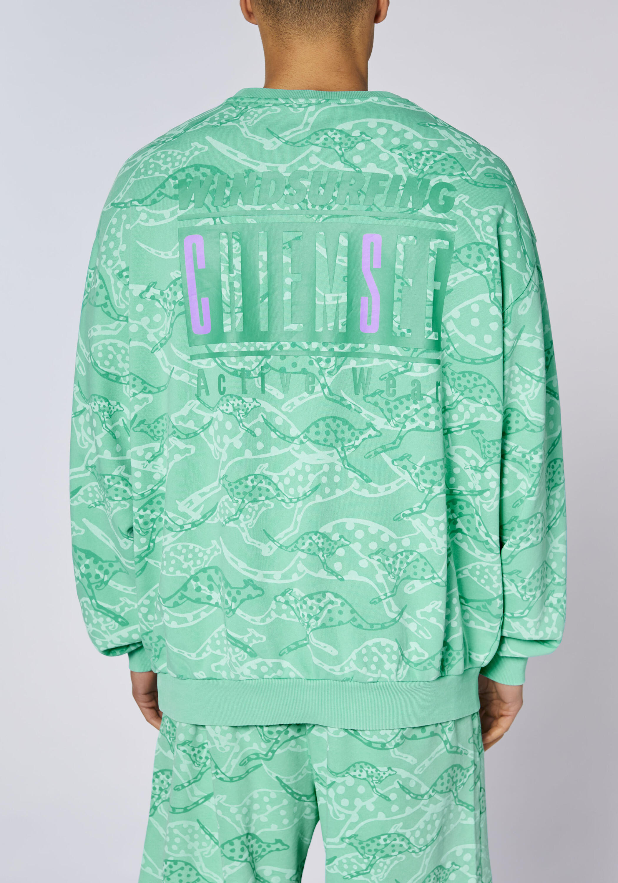 Sweatshirt mit Känguru-Alloverprint 7/7