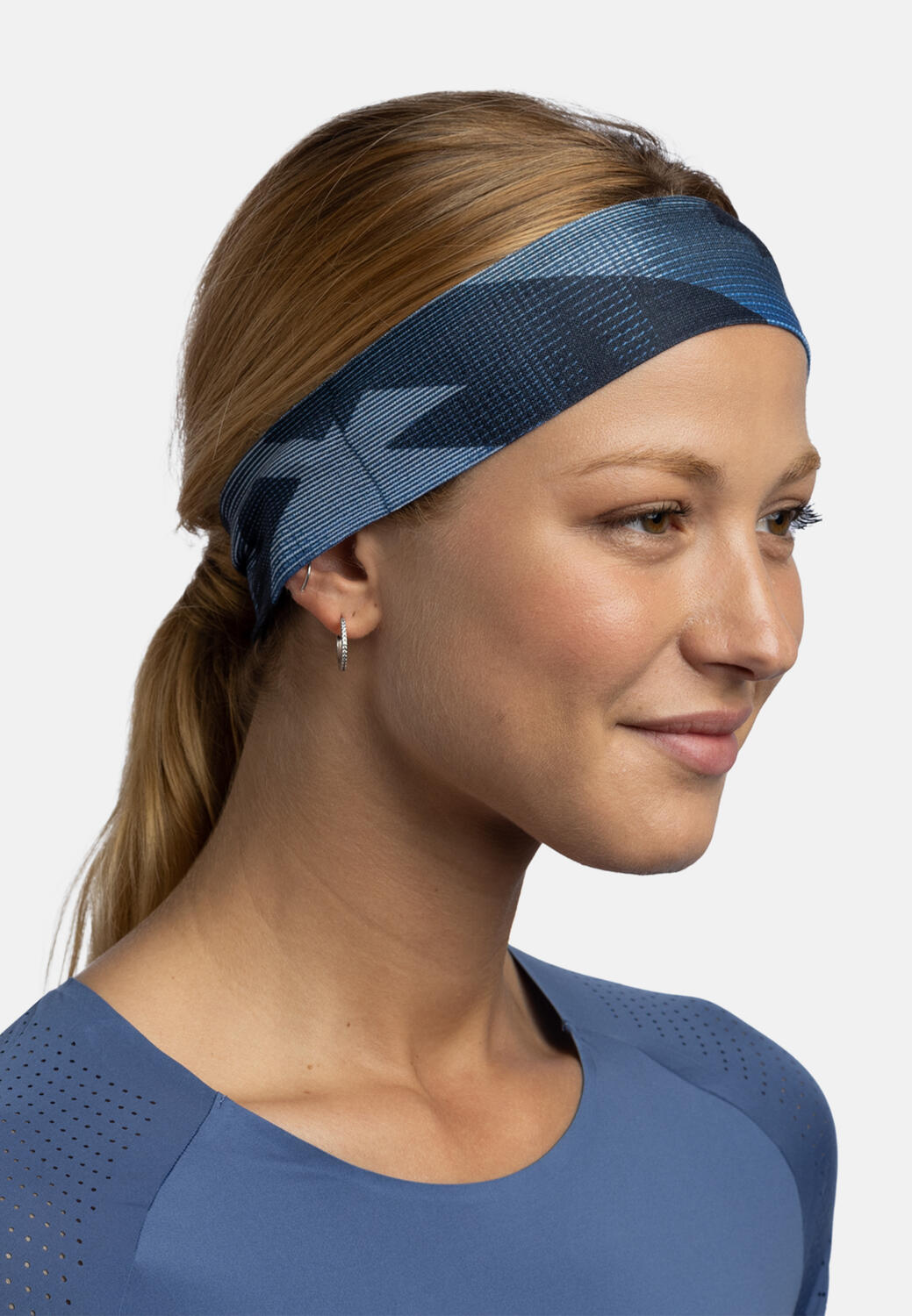 Cinta CoolNet UV® Slim Unisex Buff Azul ÚNICA 5/6
