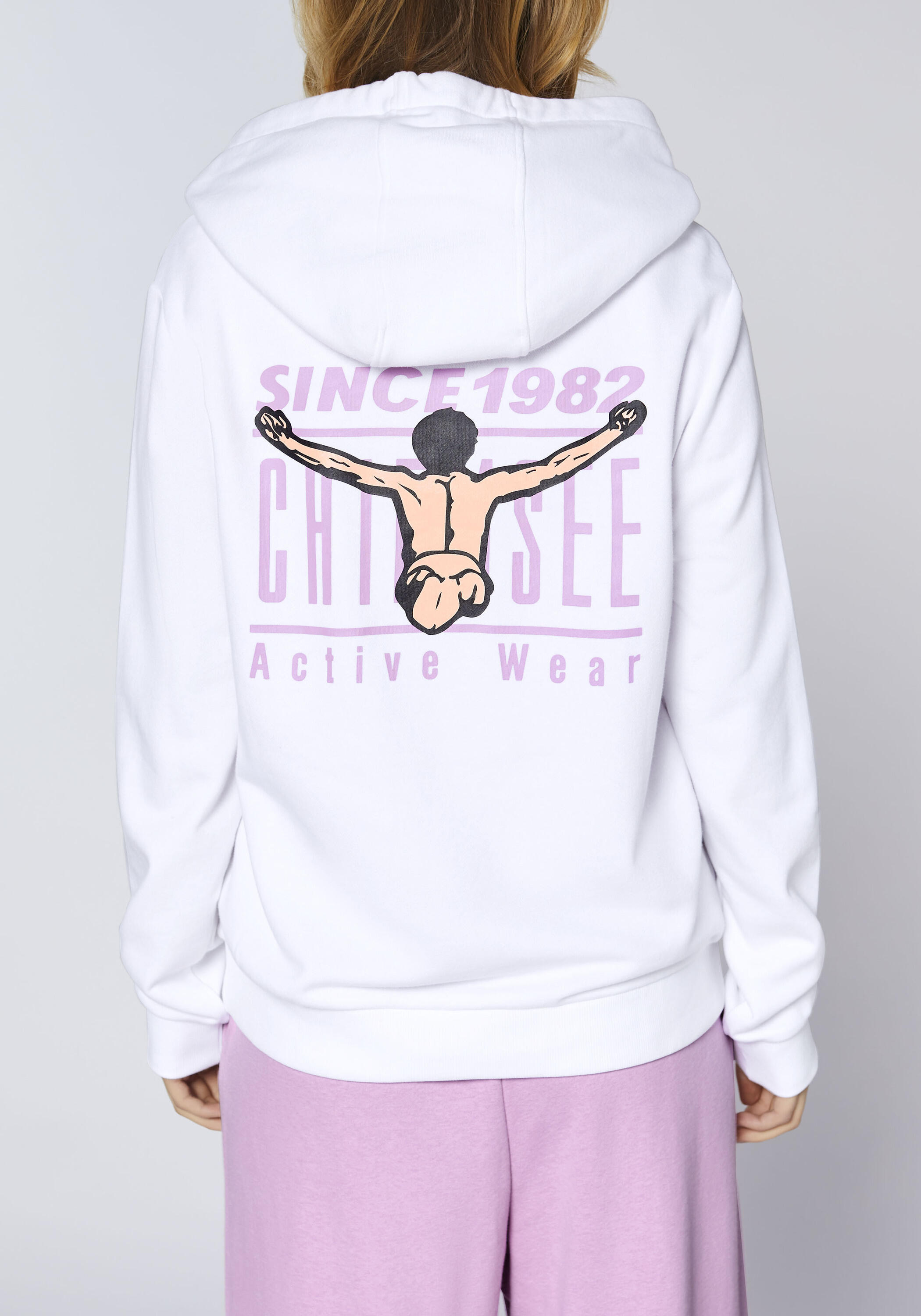 Kapuzensweatshirt mit Farbverlauf 7/7