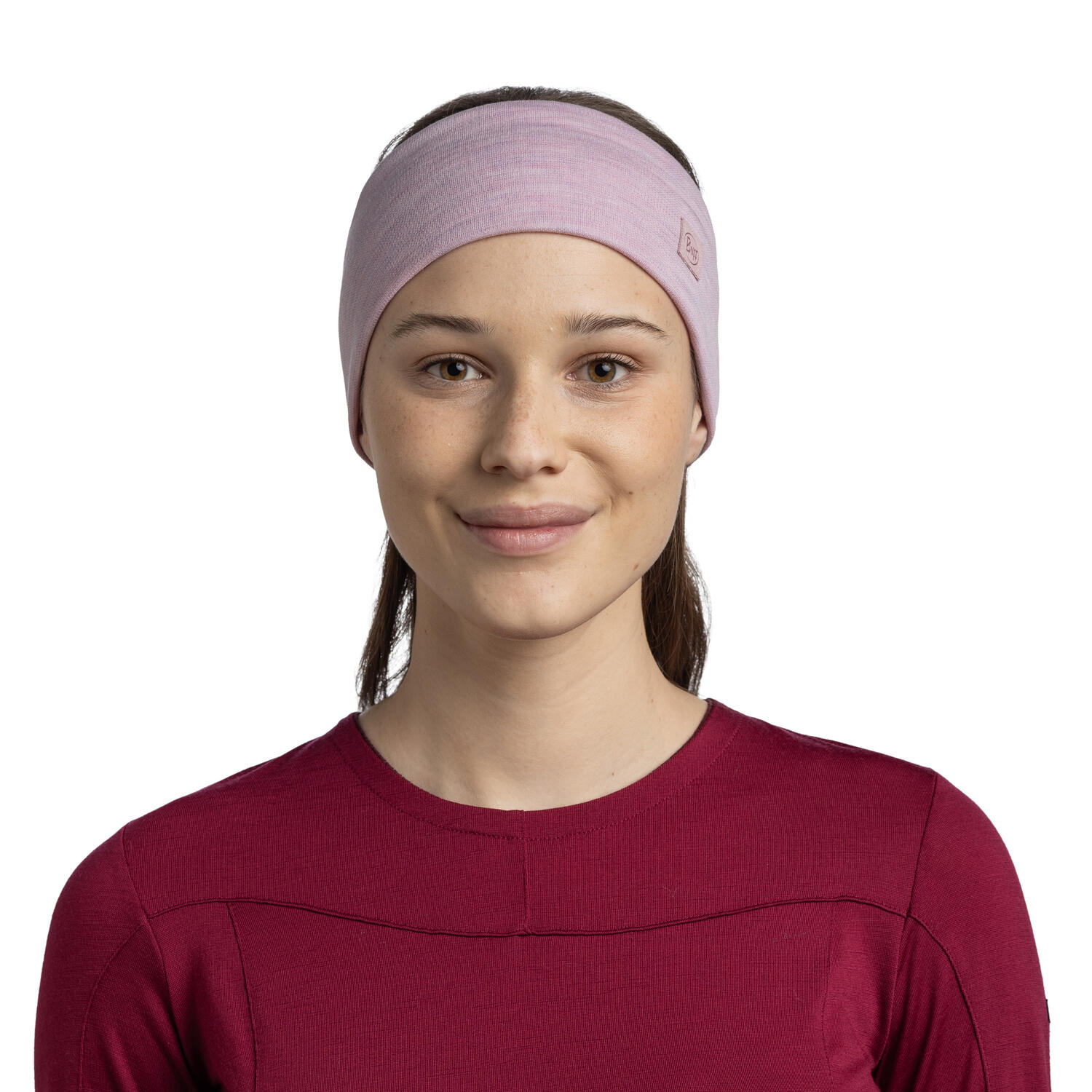 Bandeau Buff Merino Wide Rose 4/6