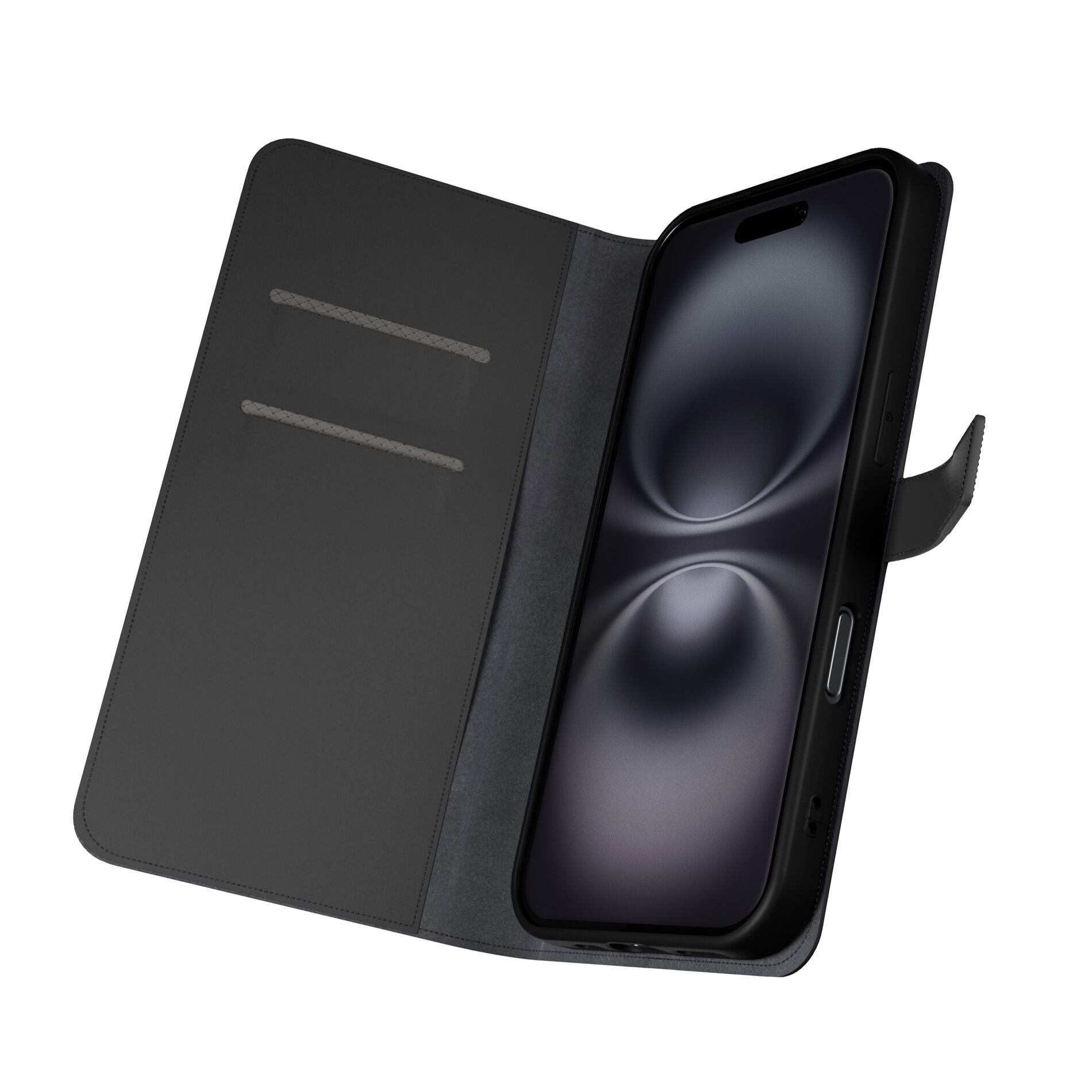 Custodia Wallet Stand per iPhone 16 2/7