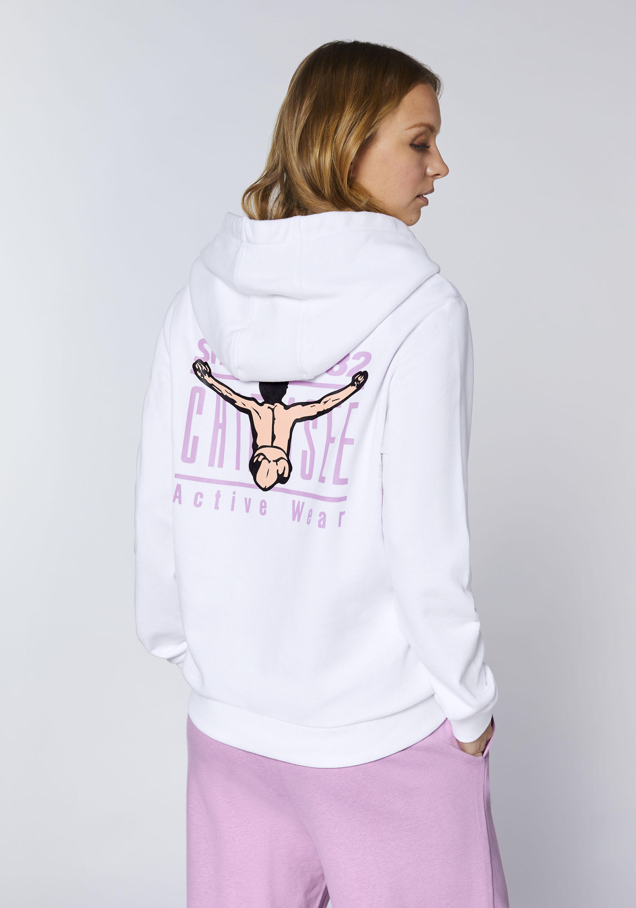 Kapuzensweatshirt mit Farbverlauf 4/7