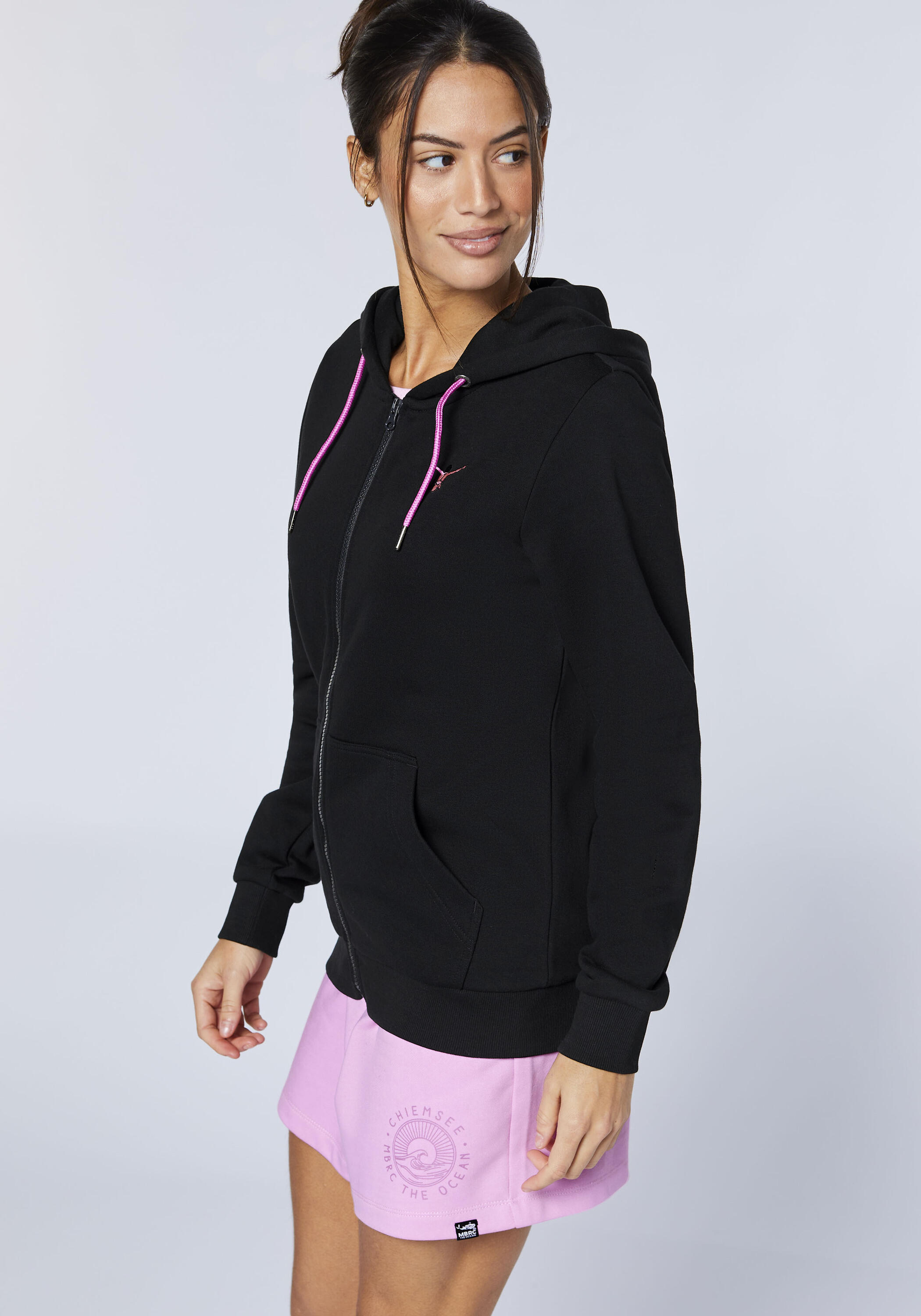 Sweatjacke mit großem Rückenprint 6/7